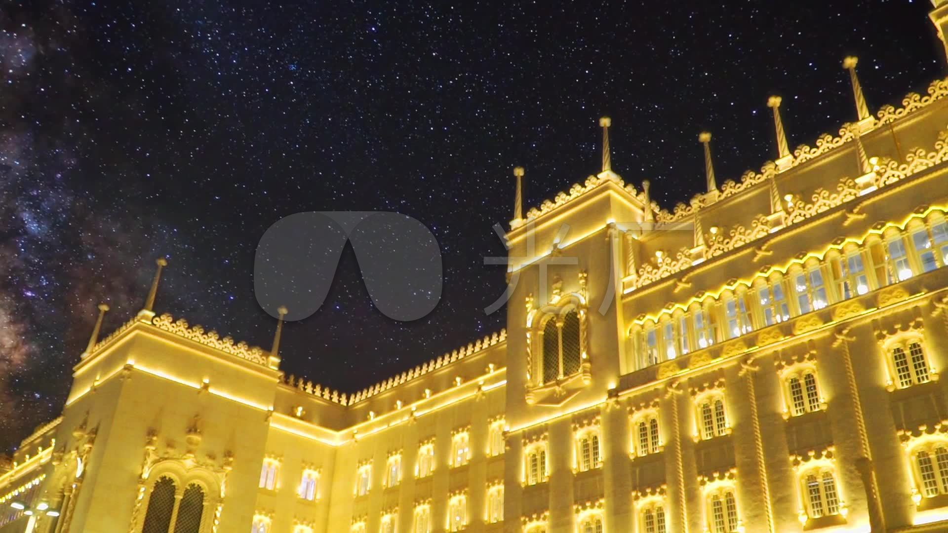 珠海横琴励骏庞都广场星空素材
