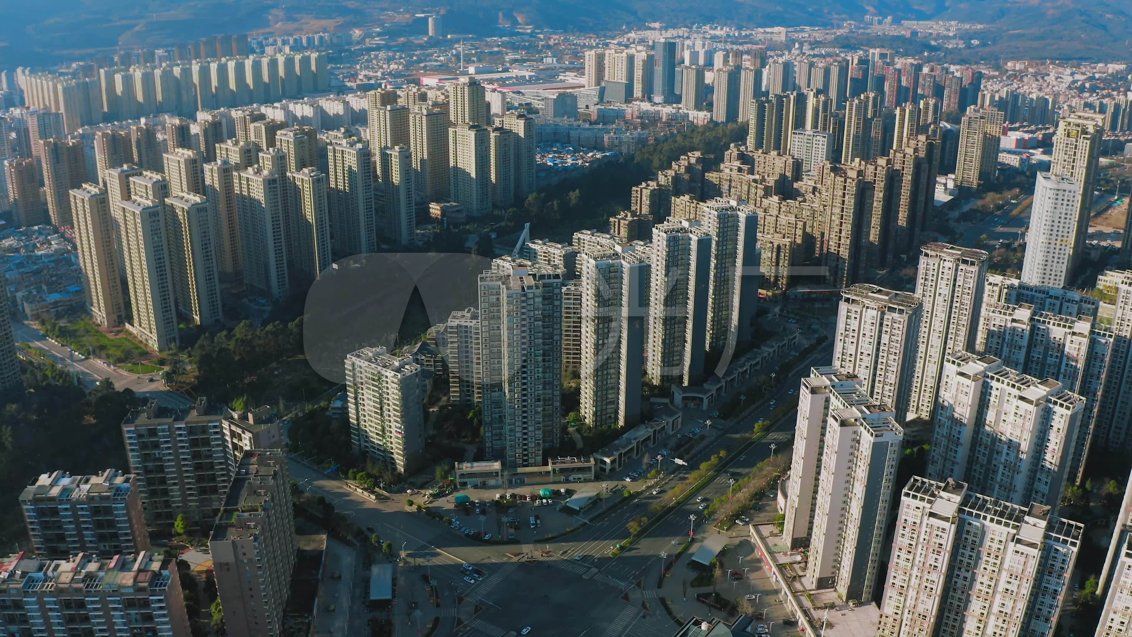 【4k】昆明市盘龙区航拍_3840x2160_高清视频素材下载(编号:5513643)