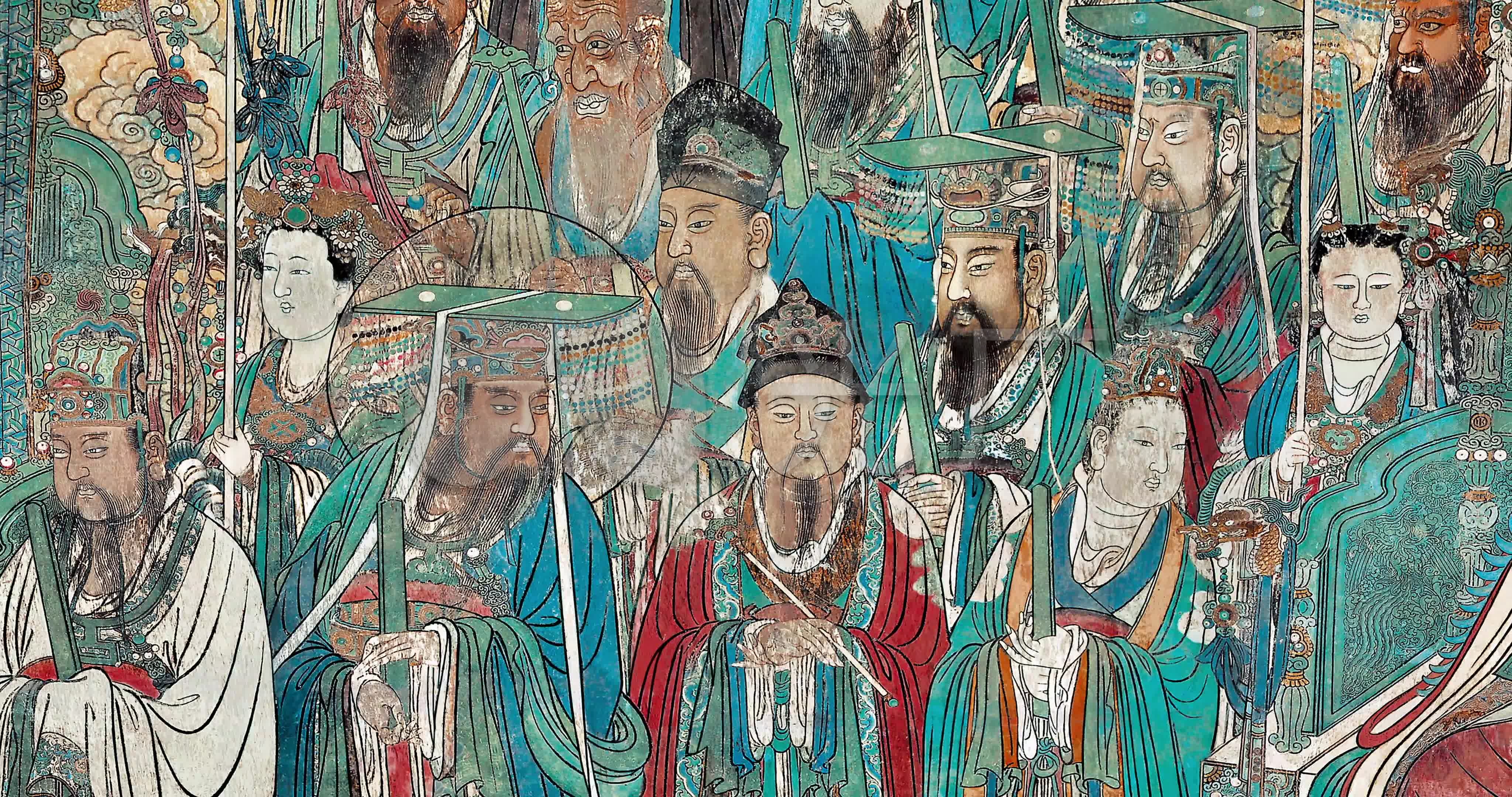 永乐宫壁画6_4096x2160_高清视频素材下载(编号:)__vj