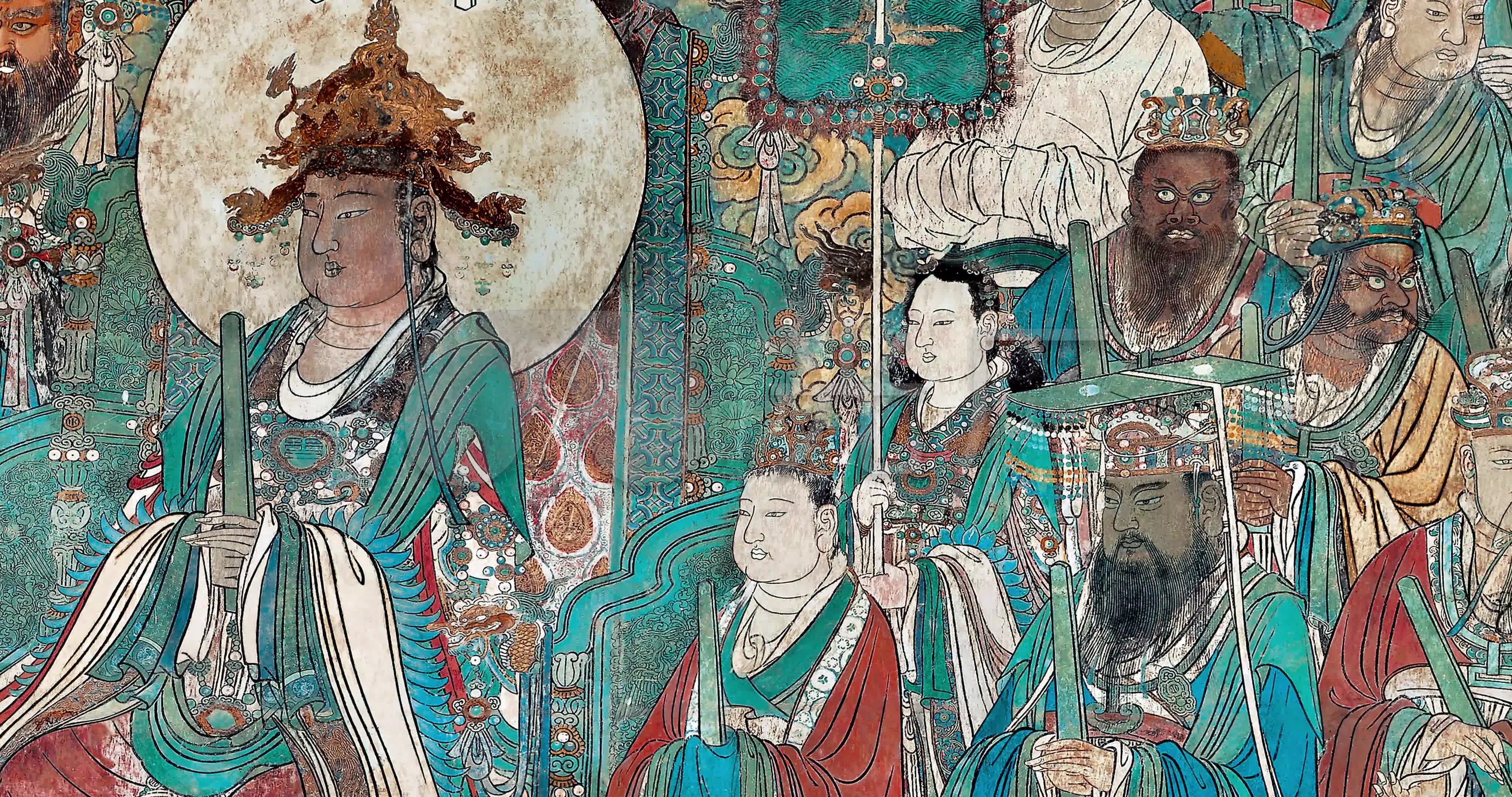 永乐宫壁画6_4096x2160_高清视频素材下载(编号:)__vj