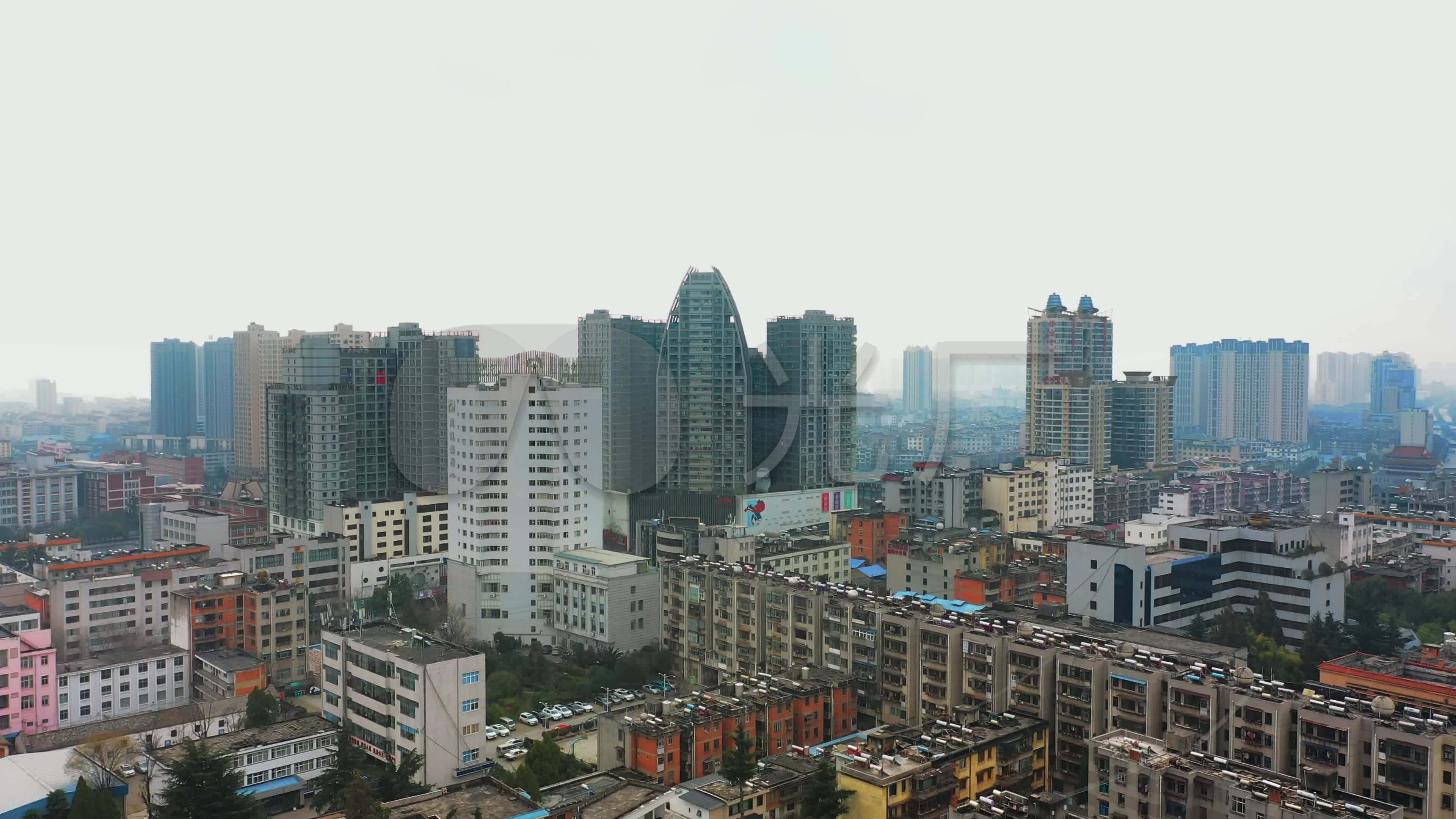 【4k】曲靖市麒麟区航拍_3840x2160_高清视频素材下载