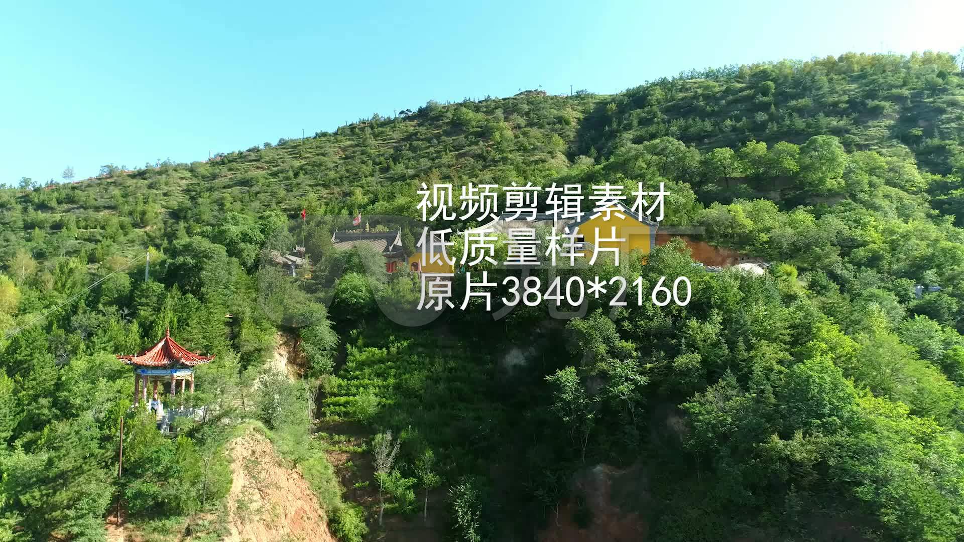隆德县航拍,北象山