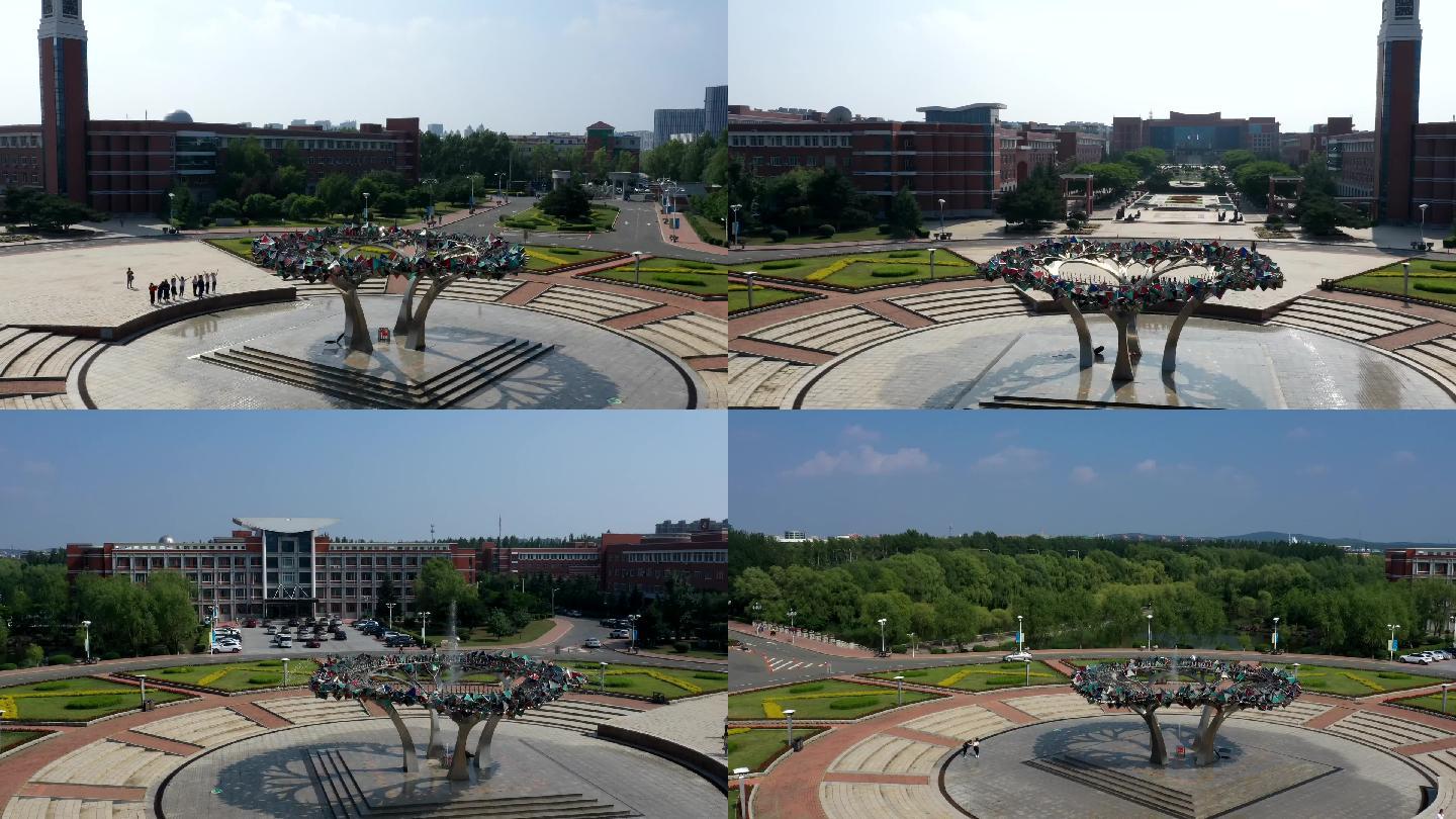 师大航拍延时东北师范大学航拍大学校园航拍延时校园延时航拍校园延时