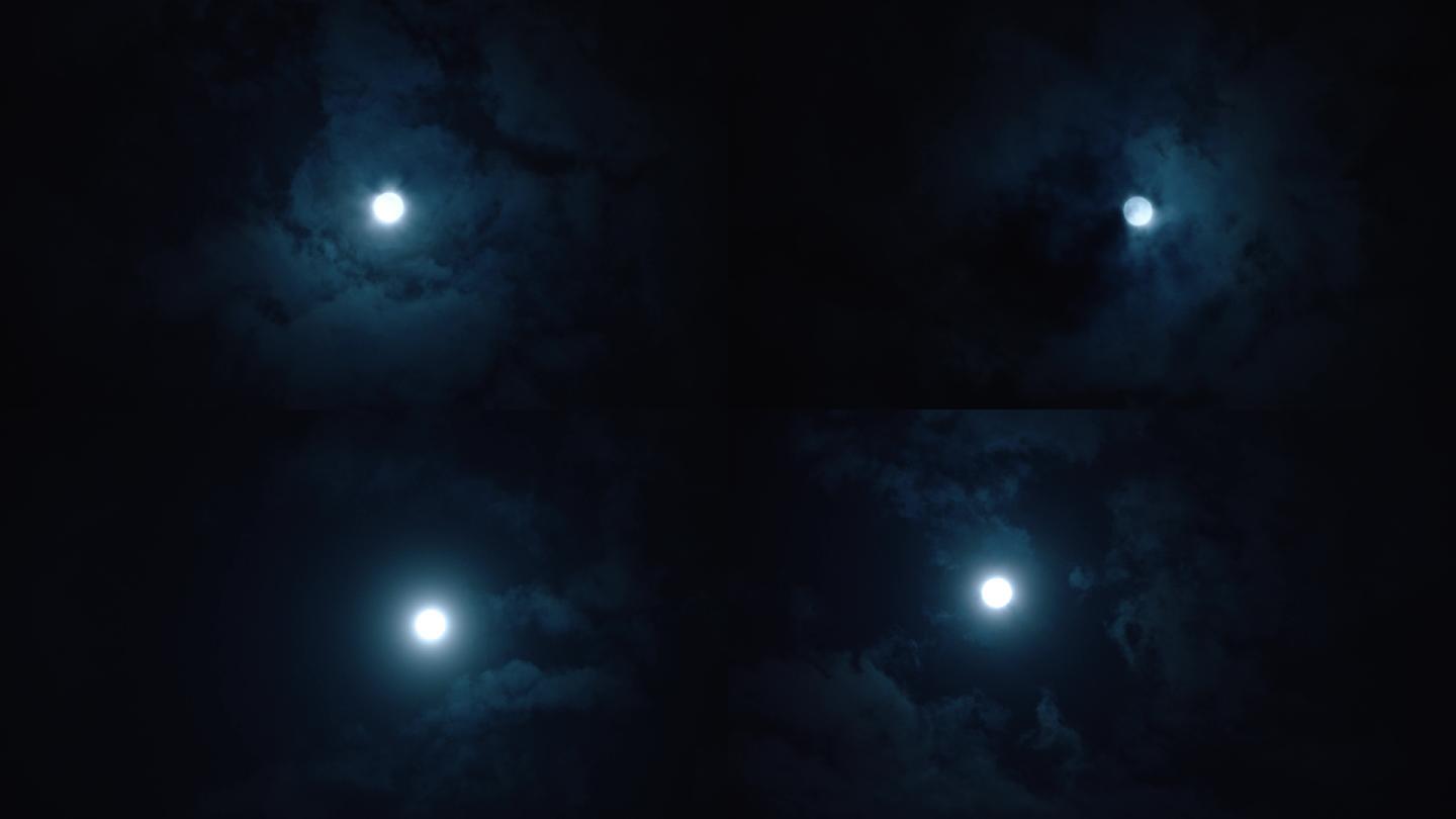 4k好几组月亮超清实拍