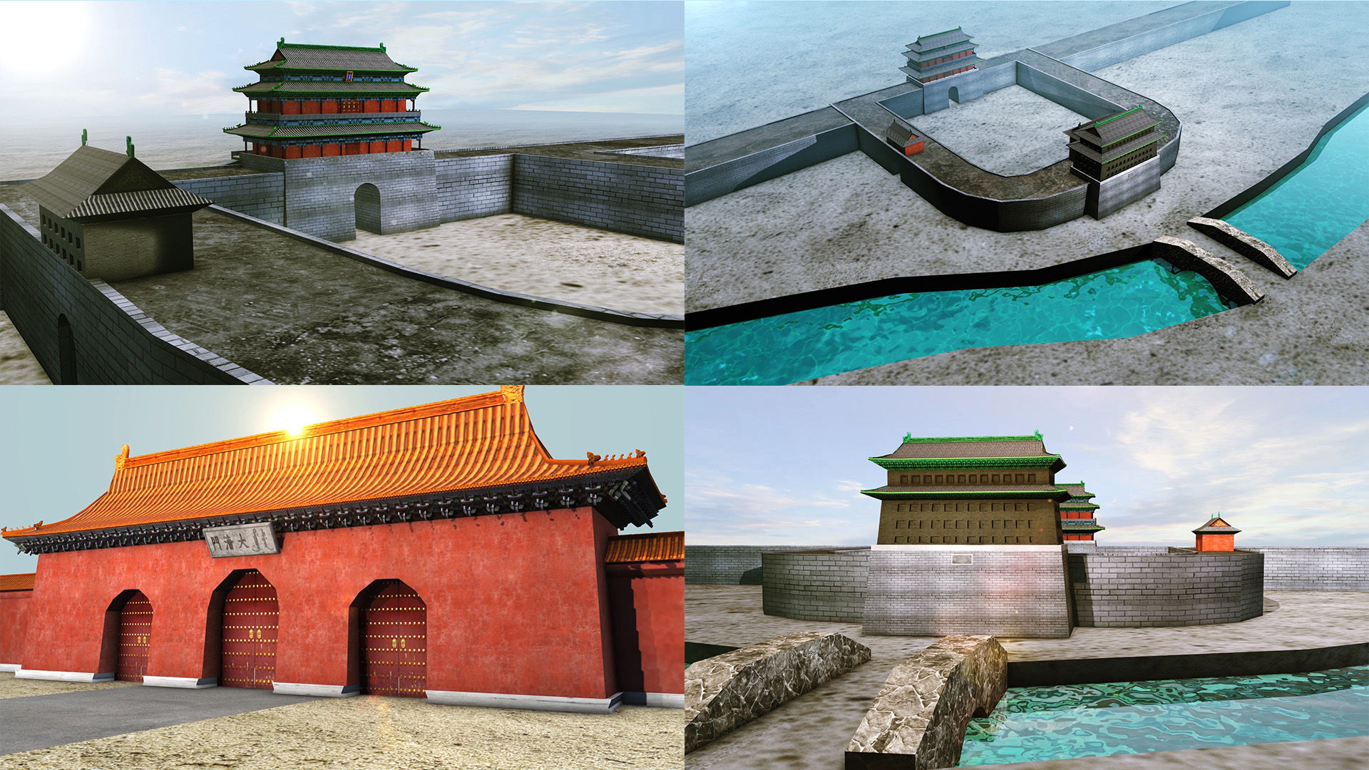 下一页 键盘左右键也可以翻页哟画质举报 北京城门复原模型城墙纪录