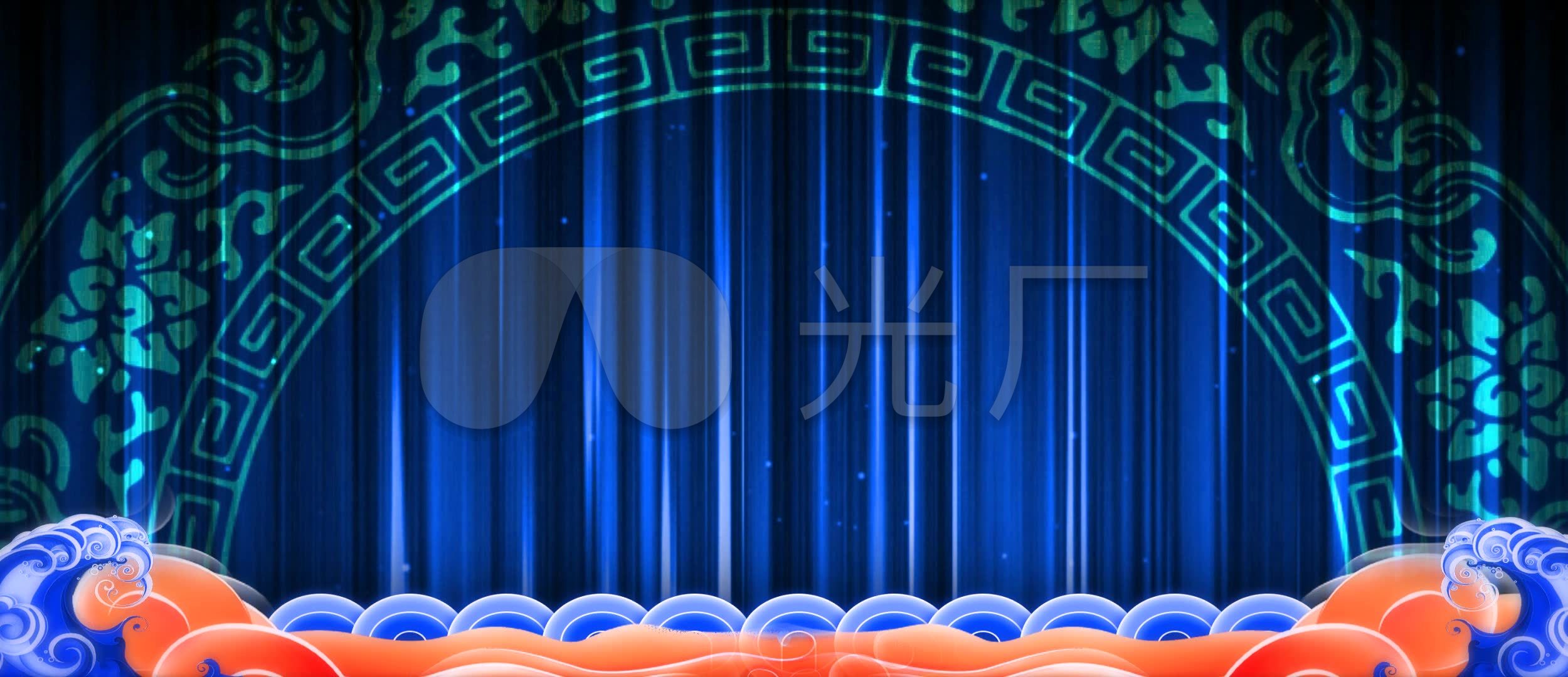 戏曲舞台背景