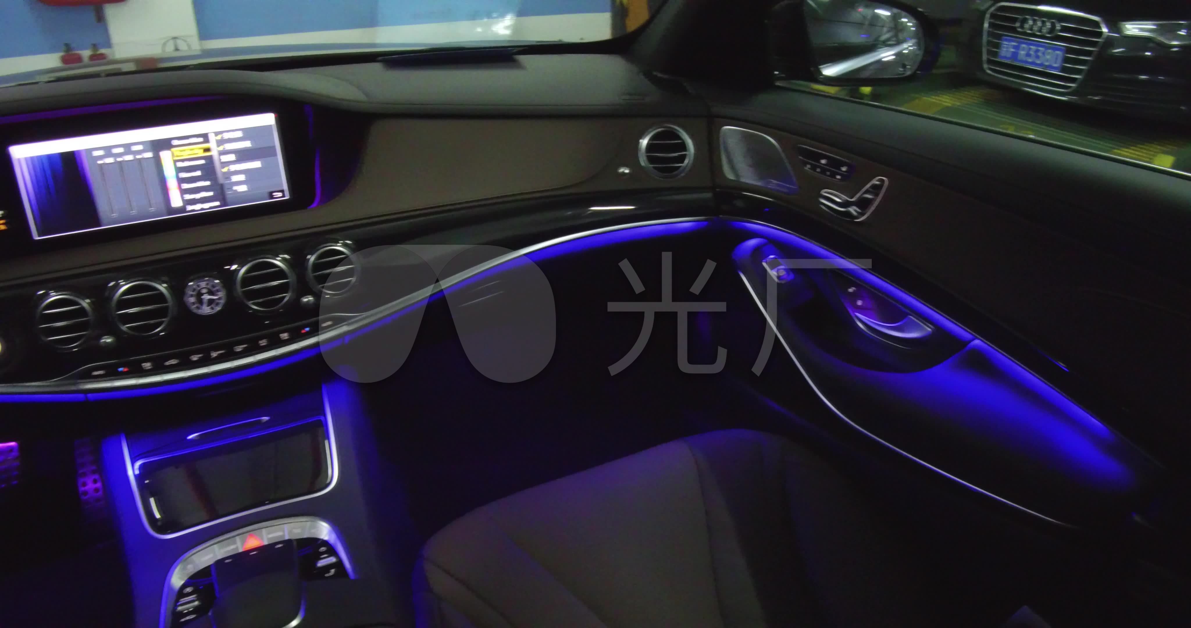 w222奔驰s级内饰_4096x2160_高清视频素材下载(编号:5540647)_实拍