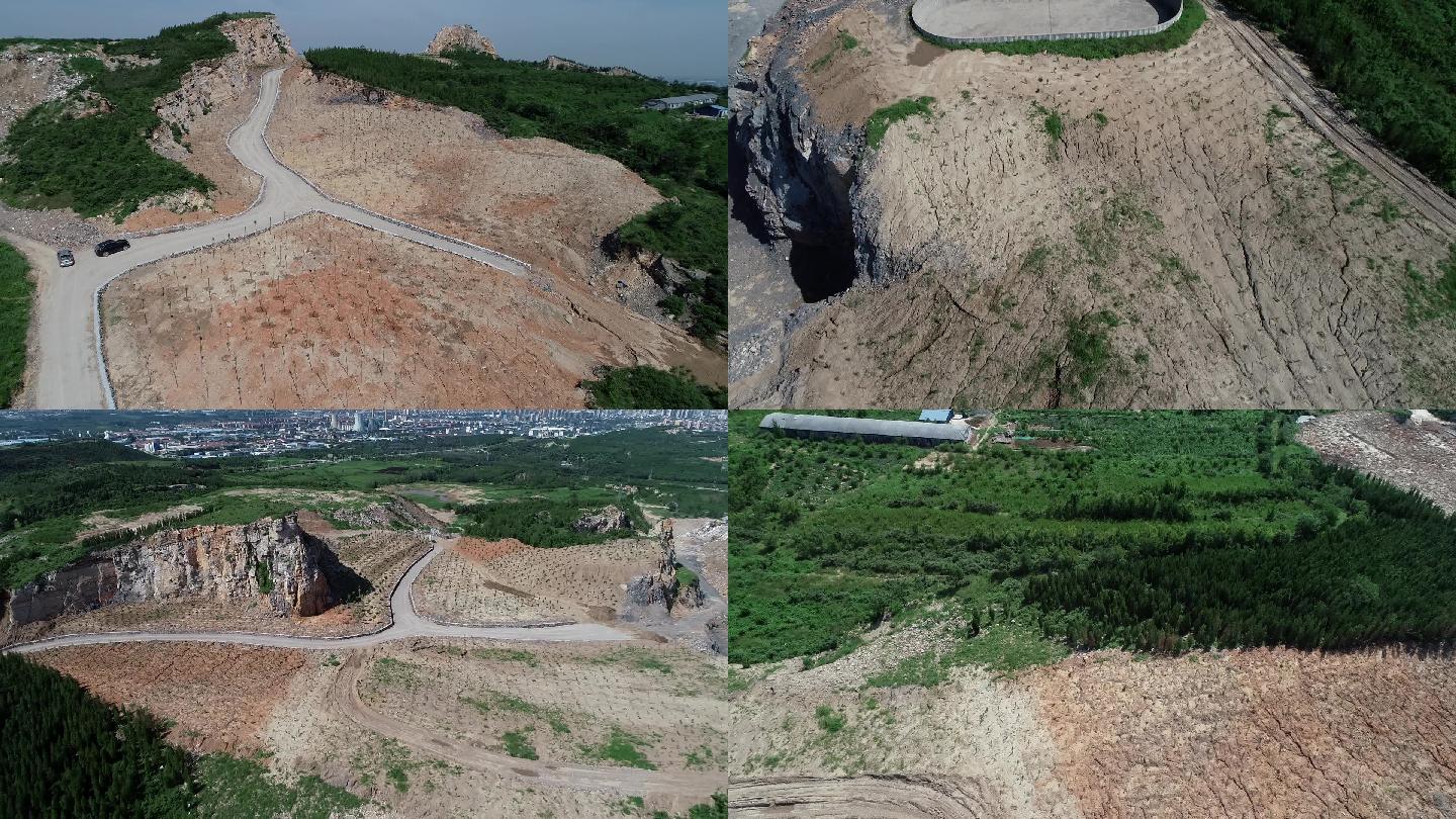 生态修复-矿山地质环境治理恢复工程,治理完成后的效果.