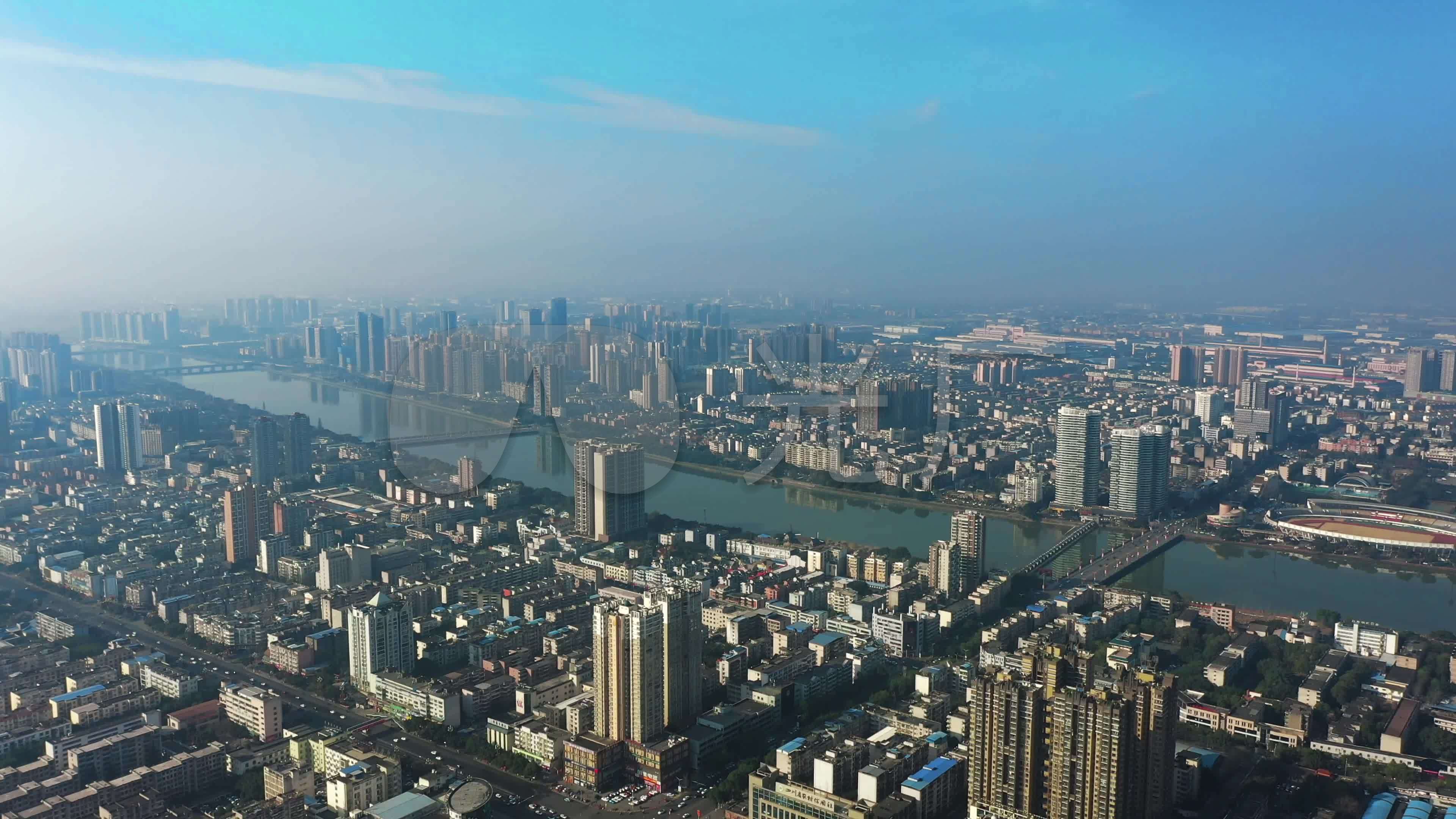 【4k】德阳市大景航拍_3840x2160_高清视频素材下载(编号:5557808)