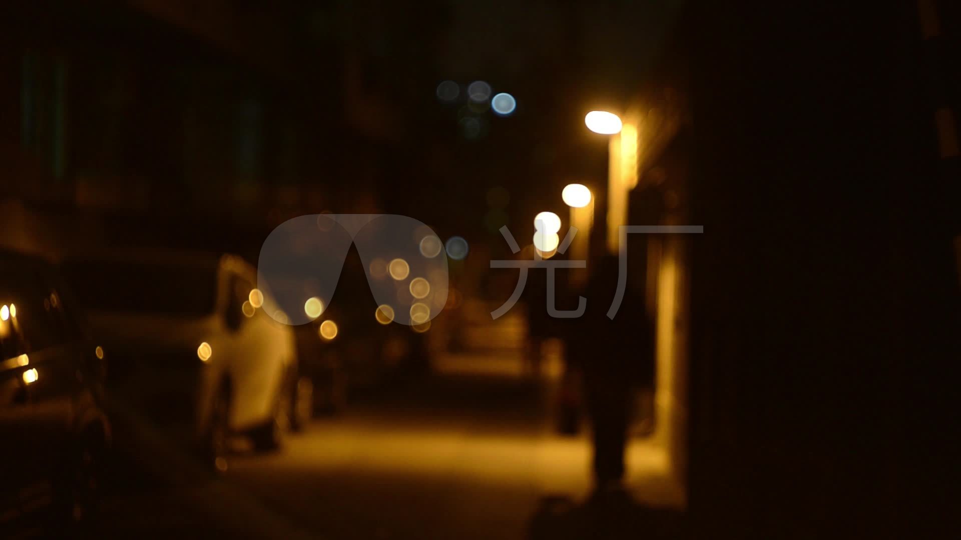 景观人文 深夜巷子 来自视频原始文件或预览原始文件的1:1截图,移动