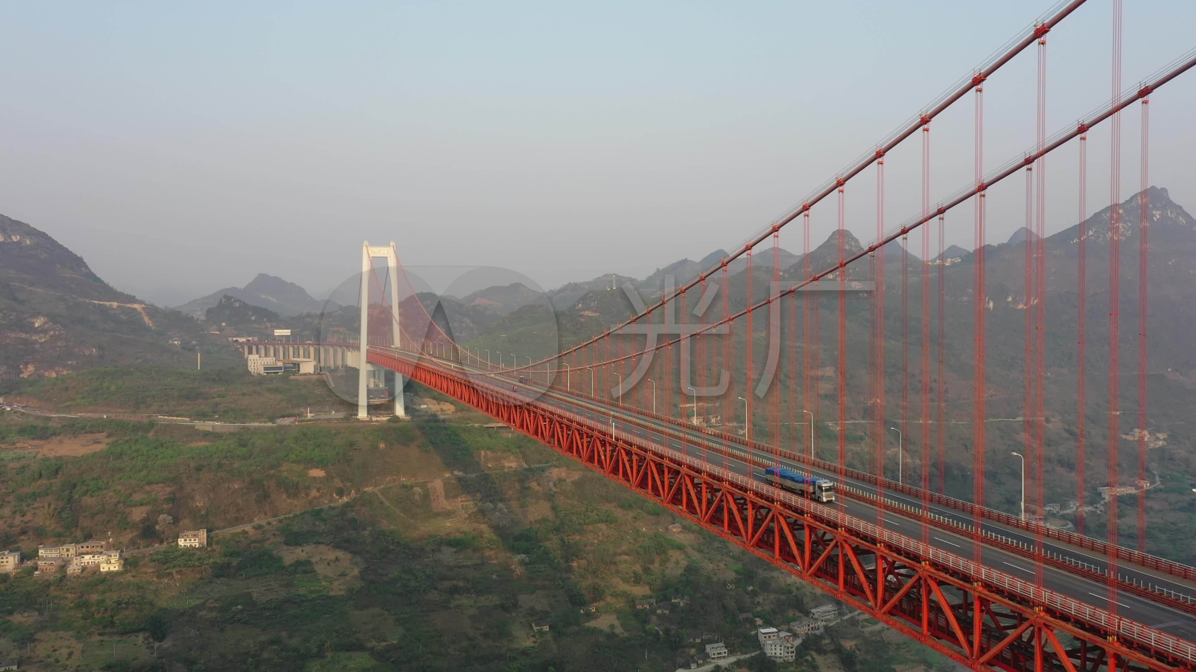 贵州坝陵河大桥(16)_3840x2160_高清视频素材下载(:)