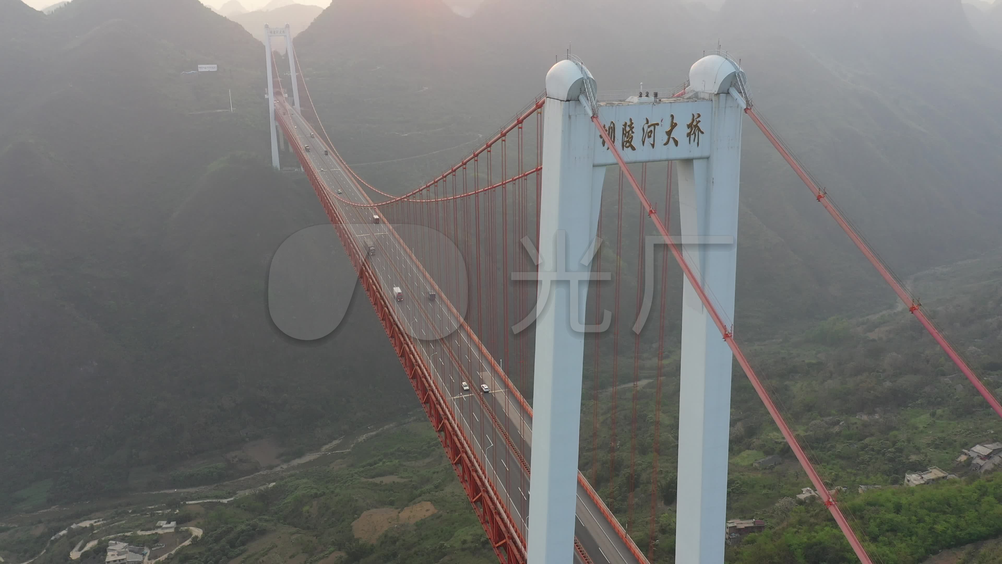 贵州坝陵河大桥(28)_3840x2160_高清视频素材下载(:)