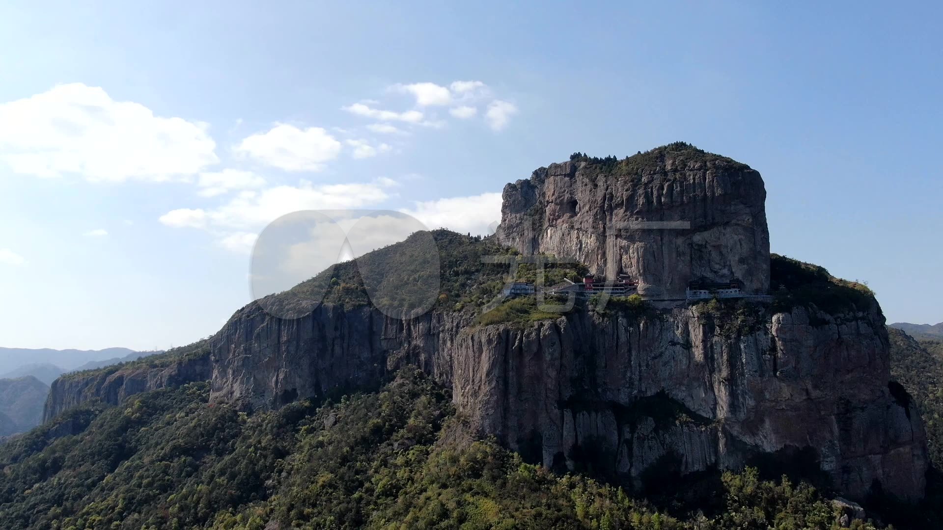 乐清中雁荡山玉甑峰云延时航拍