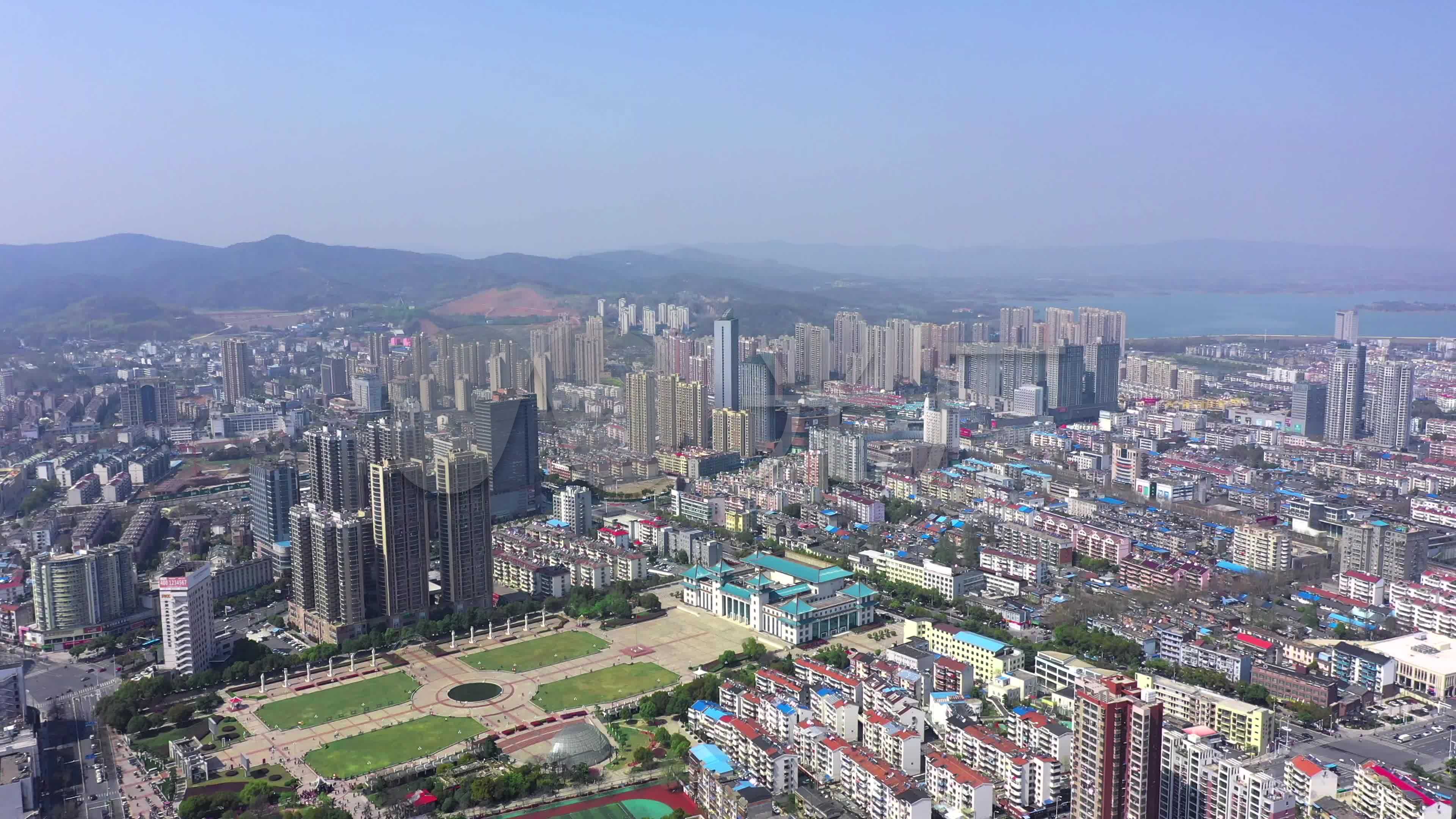 【4k】滁州市大景航拍_3840x2160_高清视频素材下载
