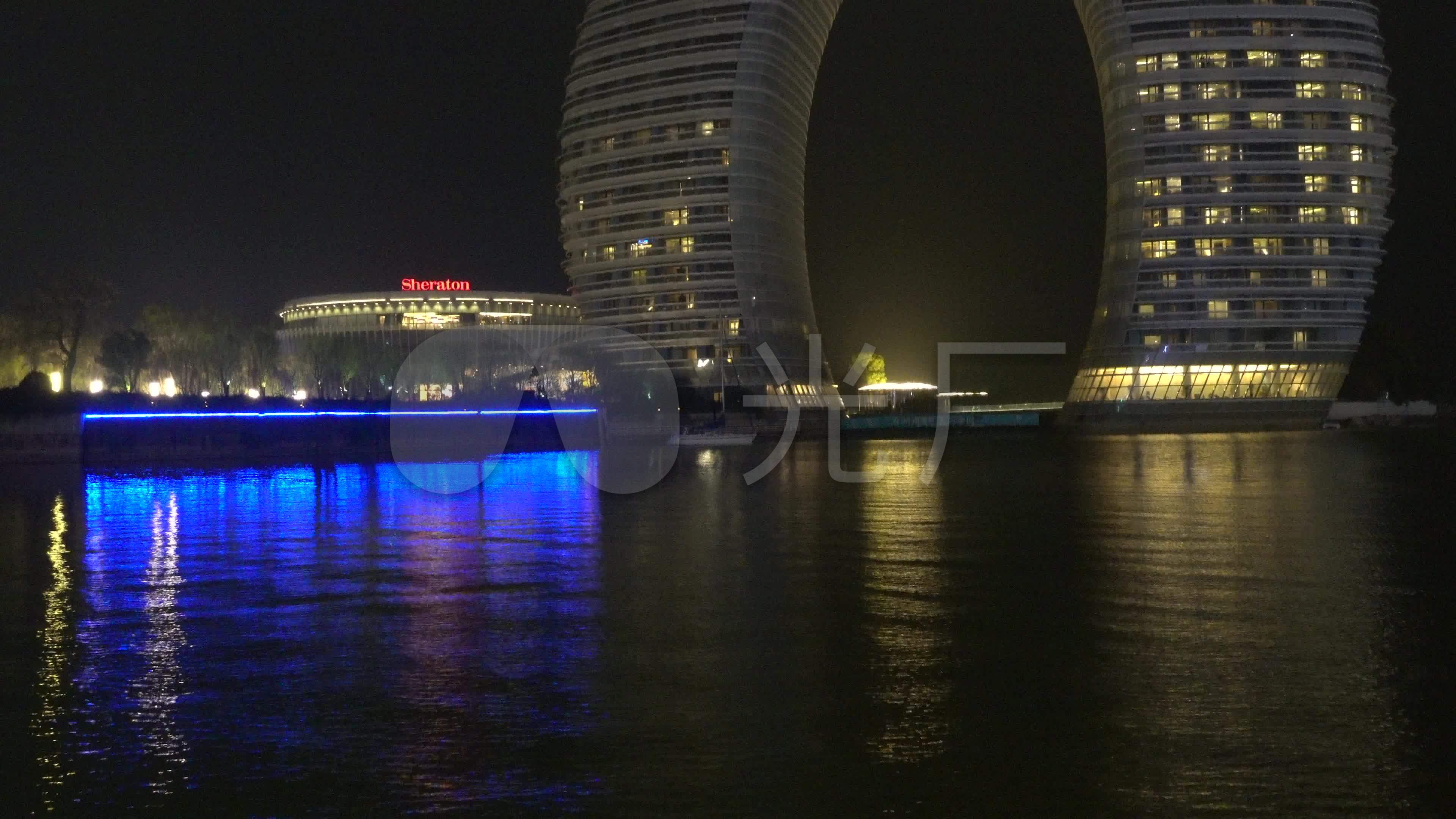 湖州地标建筑夜景