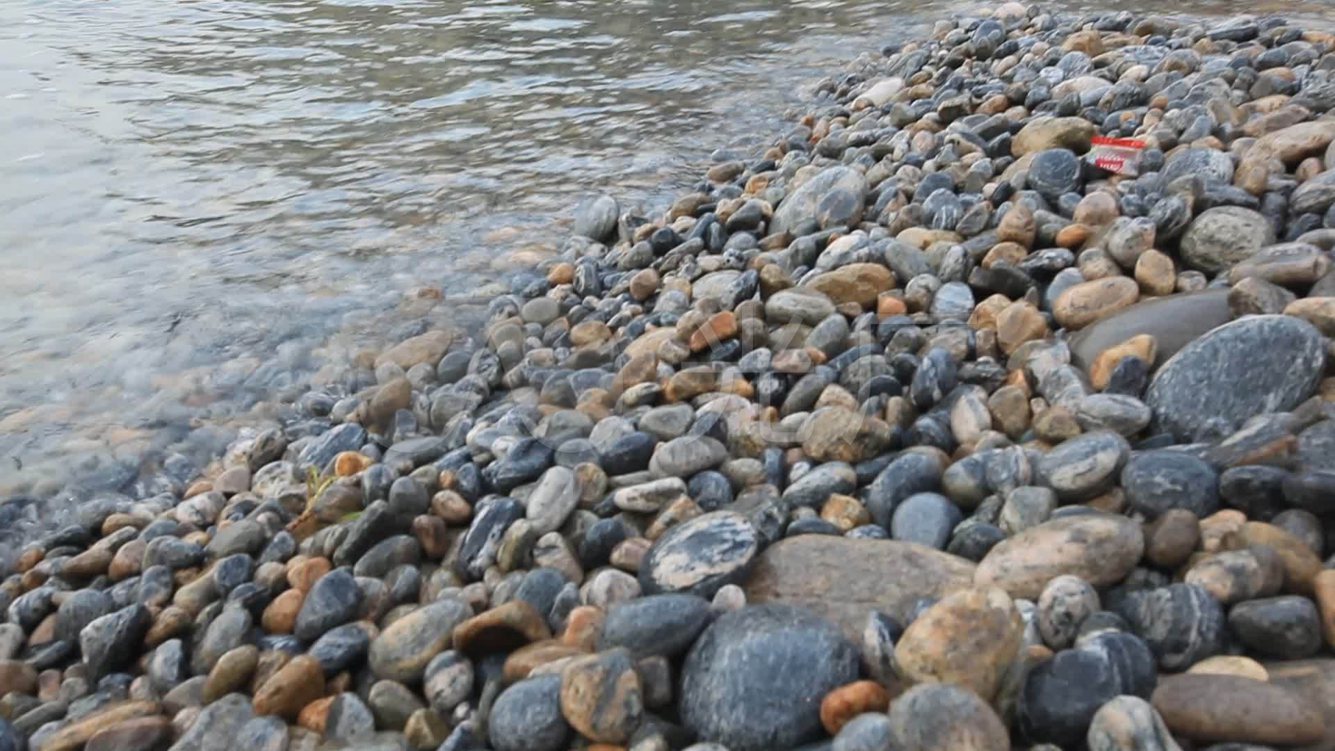 威海孙家疃靖子的鹅卵石海滩