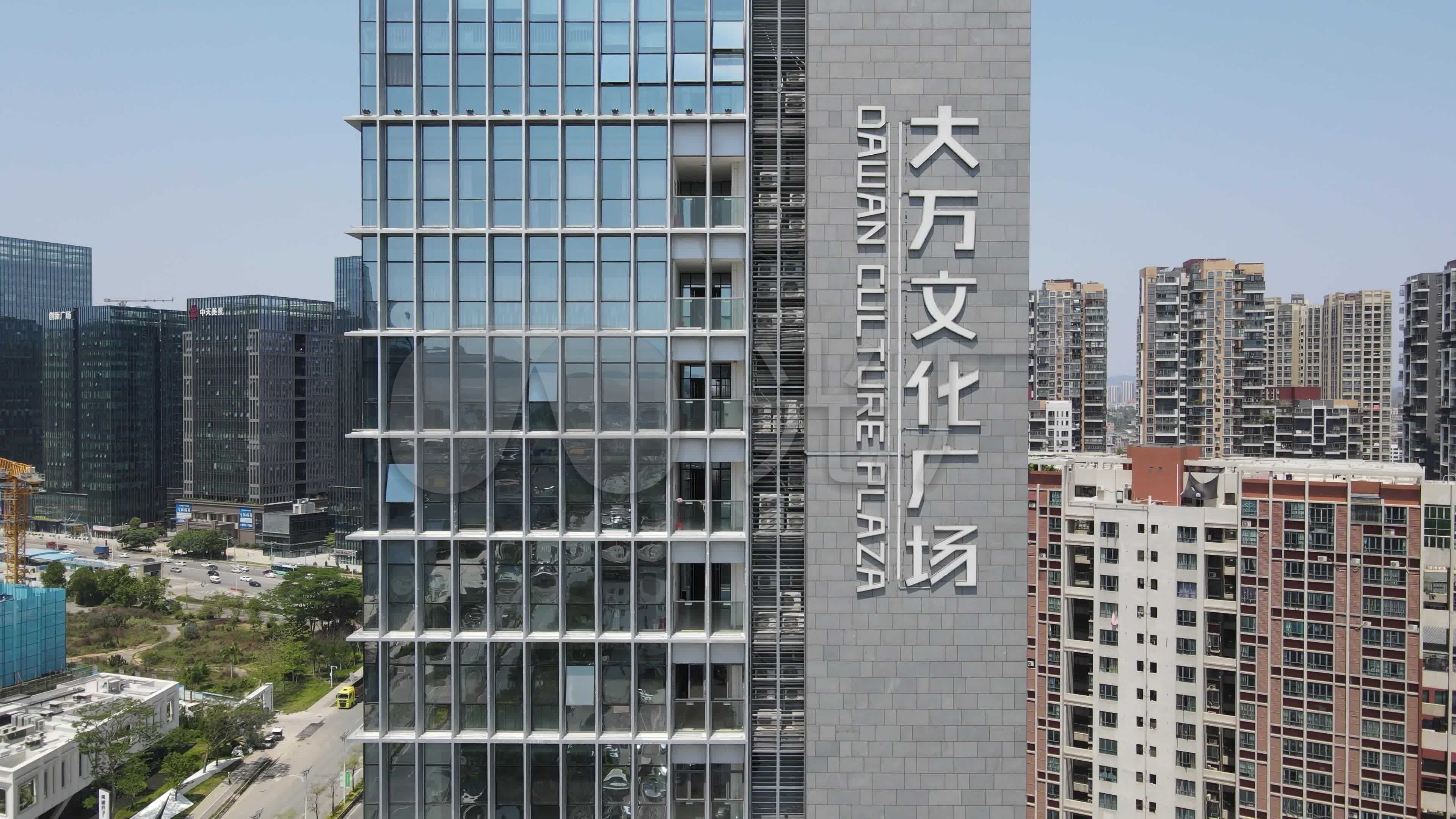 原素材-坪山大万文化广场(3)_3840x2160_高清视频素材下载(编号