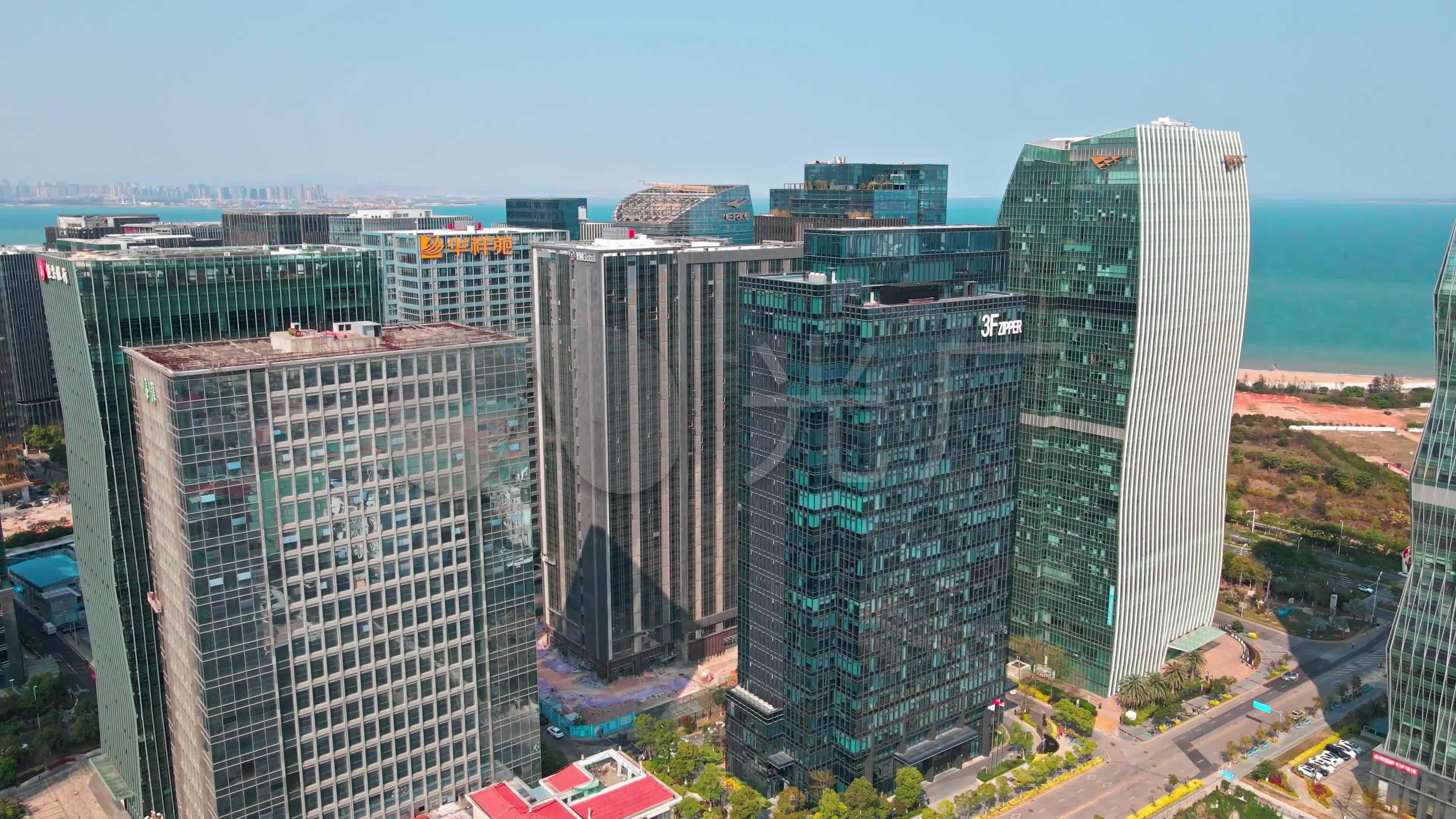 【原创4k】厦门观音山cbd_3840x2160_高清视频素材(:)