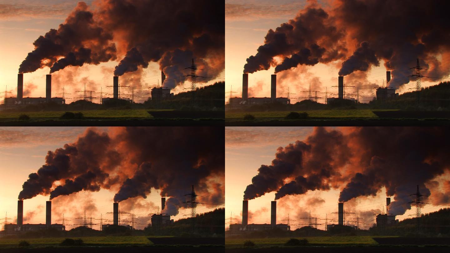 工厂排放污染气体