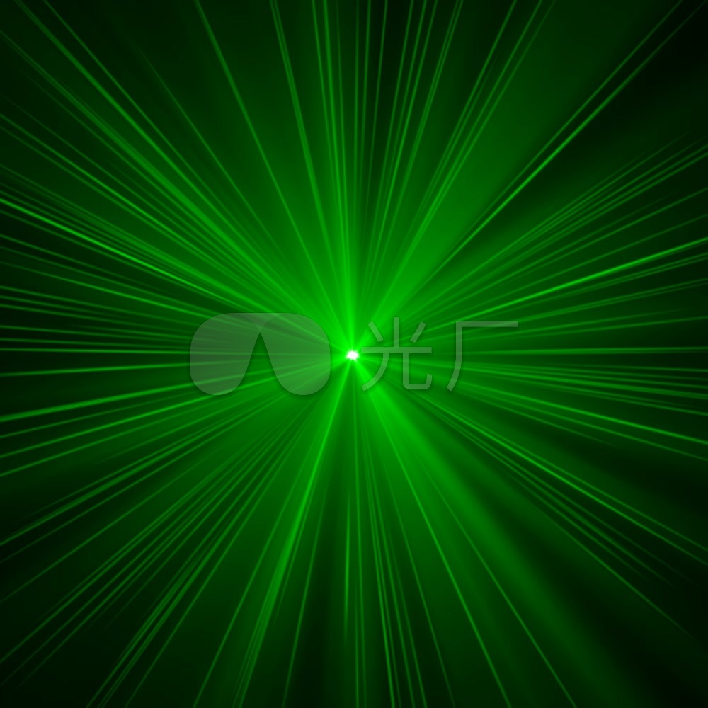 绿光点光源射线-带通道3
