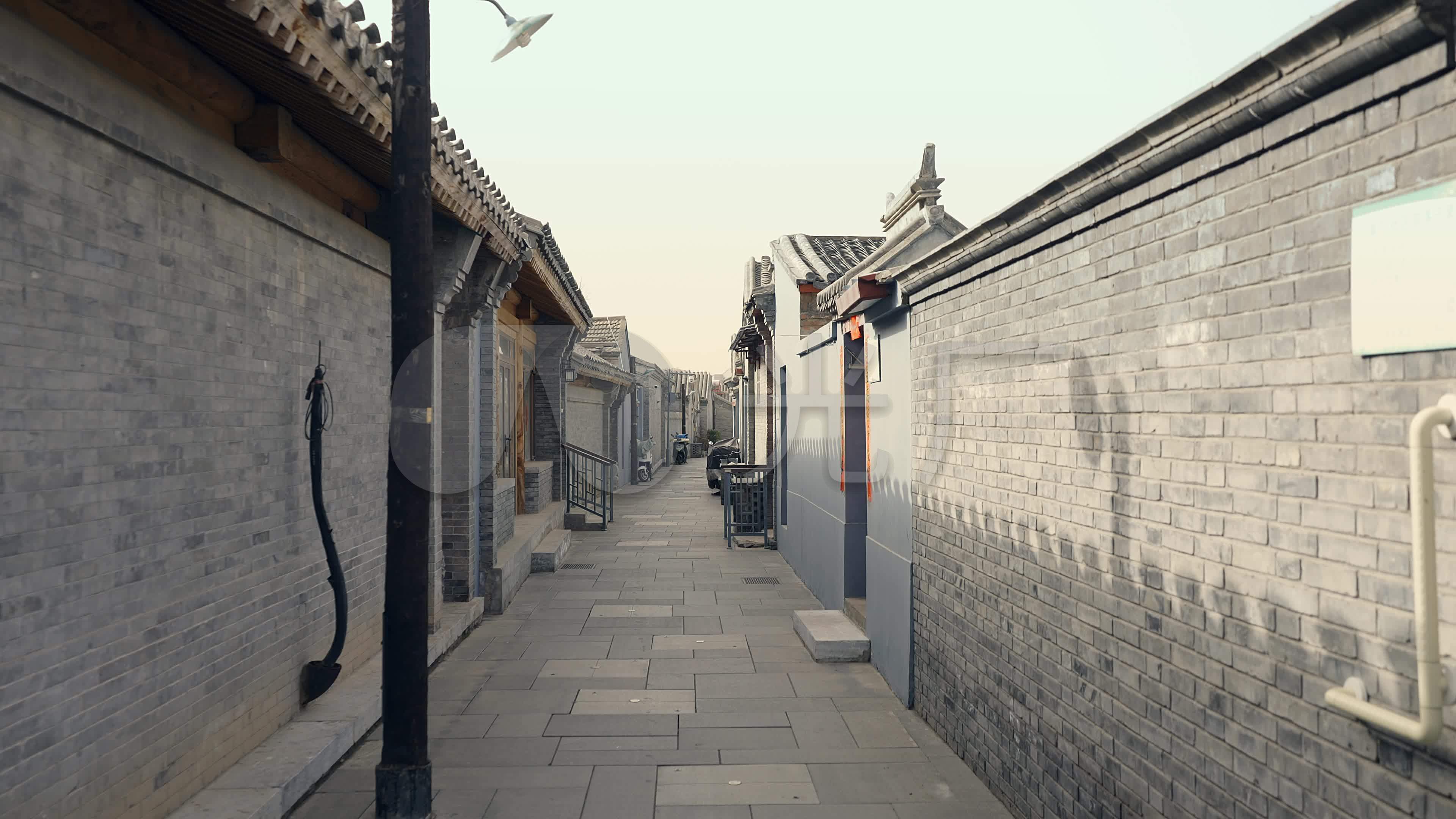 原创拍摄历史感老北京胡同风光_3840x2160_高清视频