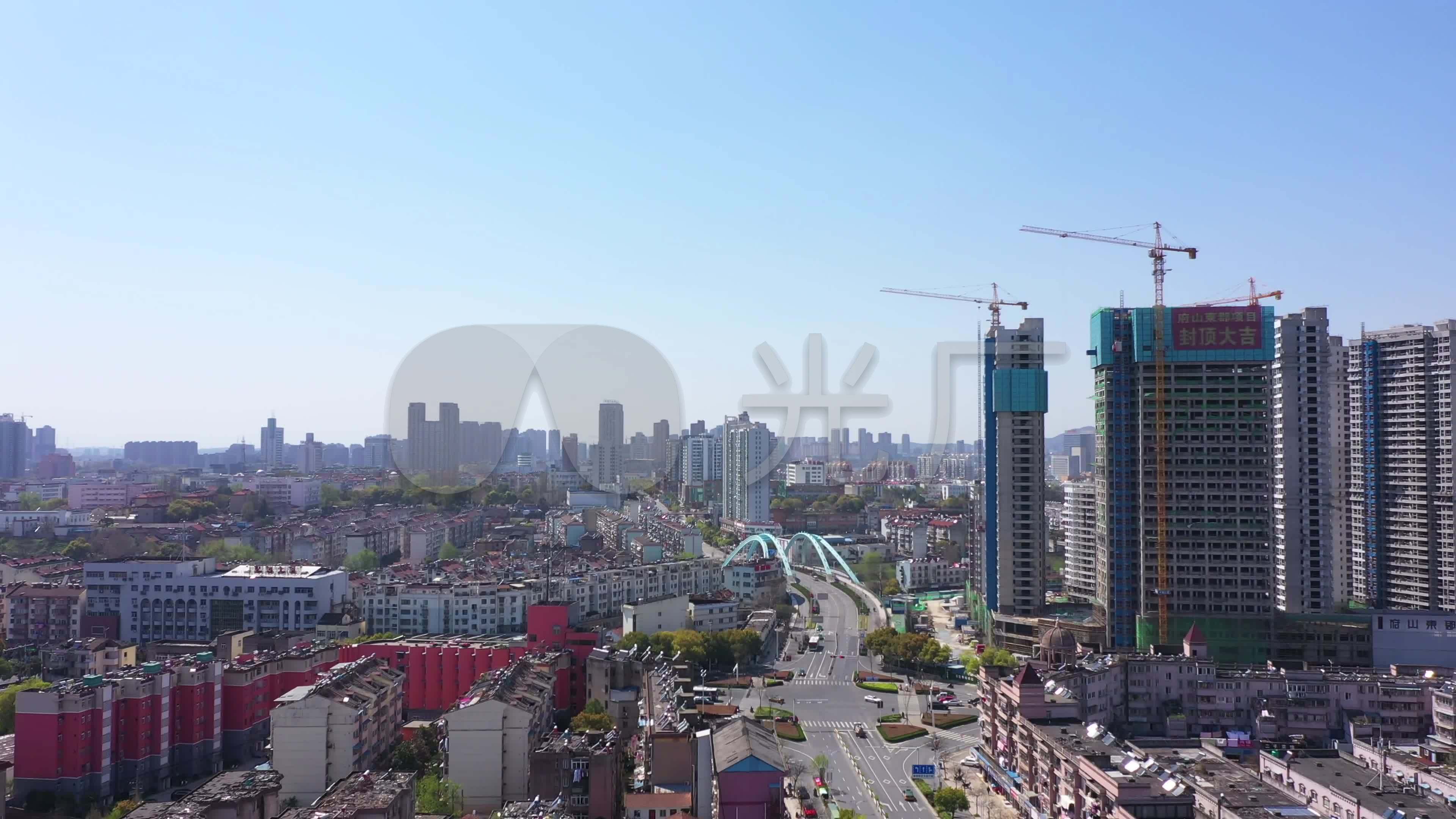 【4k】宣城市大景航拍