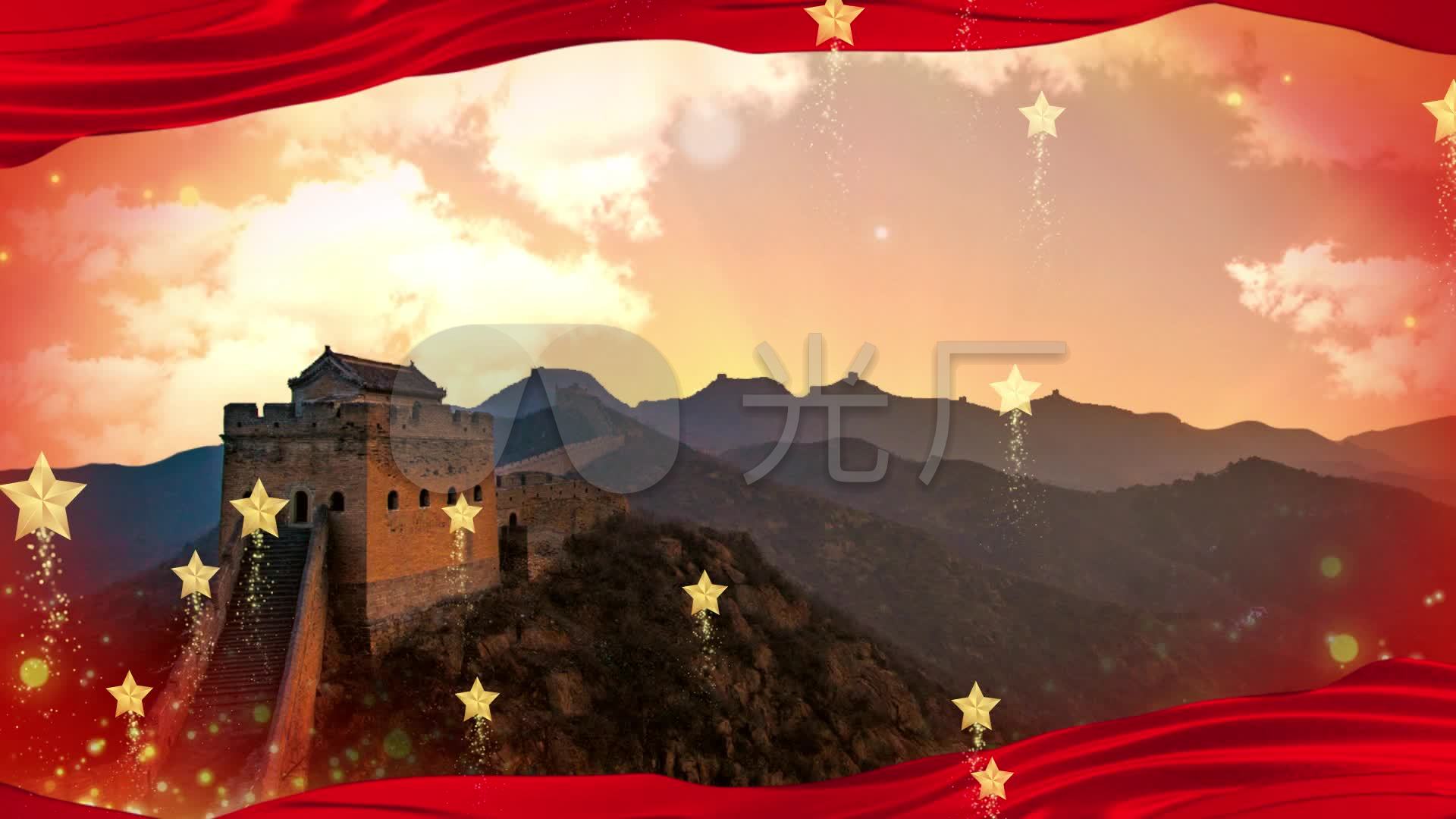视频素材 舞台背景 配乐歌舞 青春中国-诗朗诵伴奏背景 来自视频原始