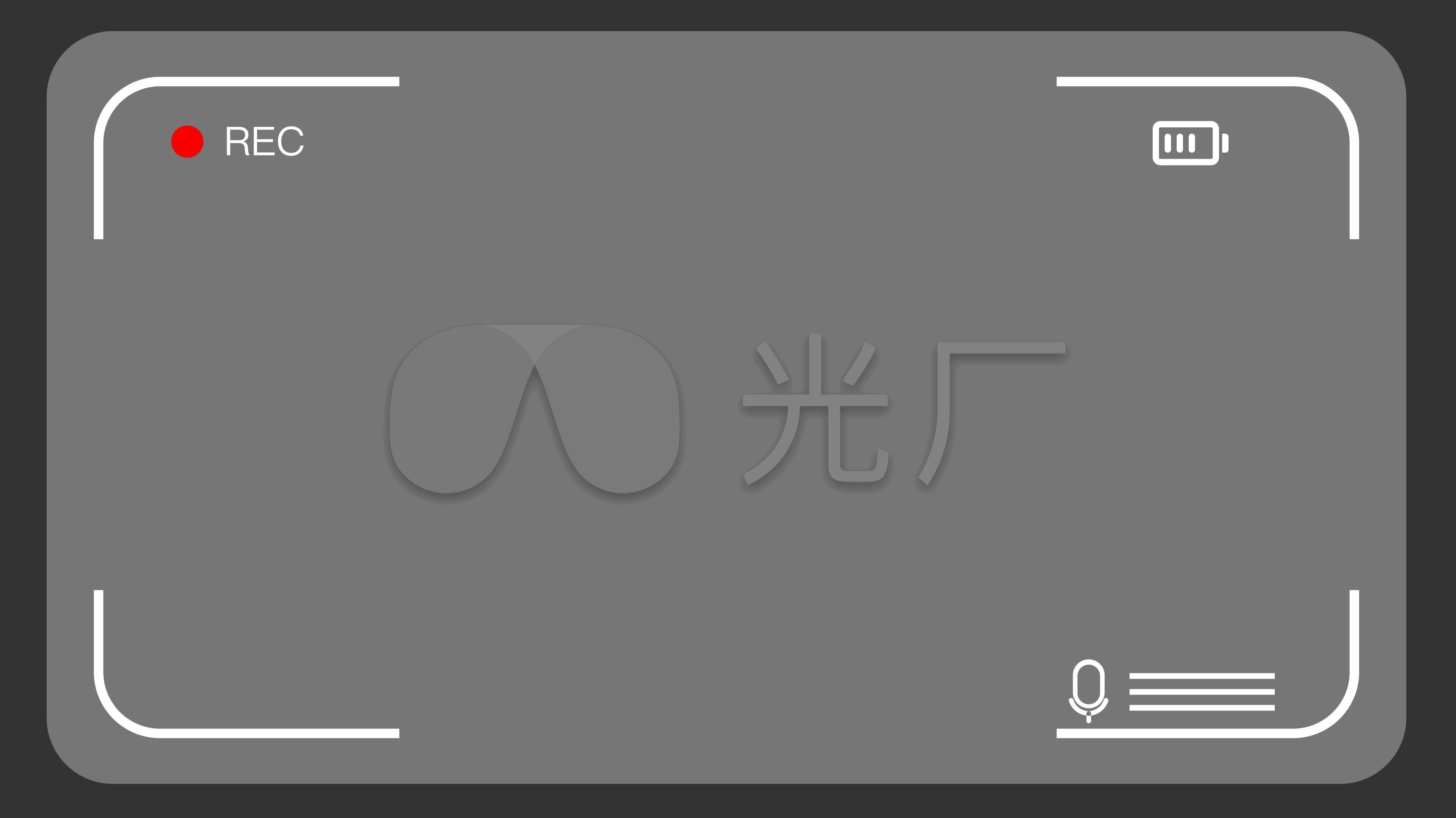 摄像机拍摄vcr界面边框视频vcr_3840x2160_高清视频素材下载(编号