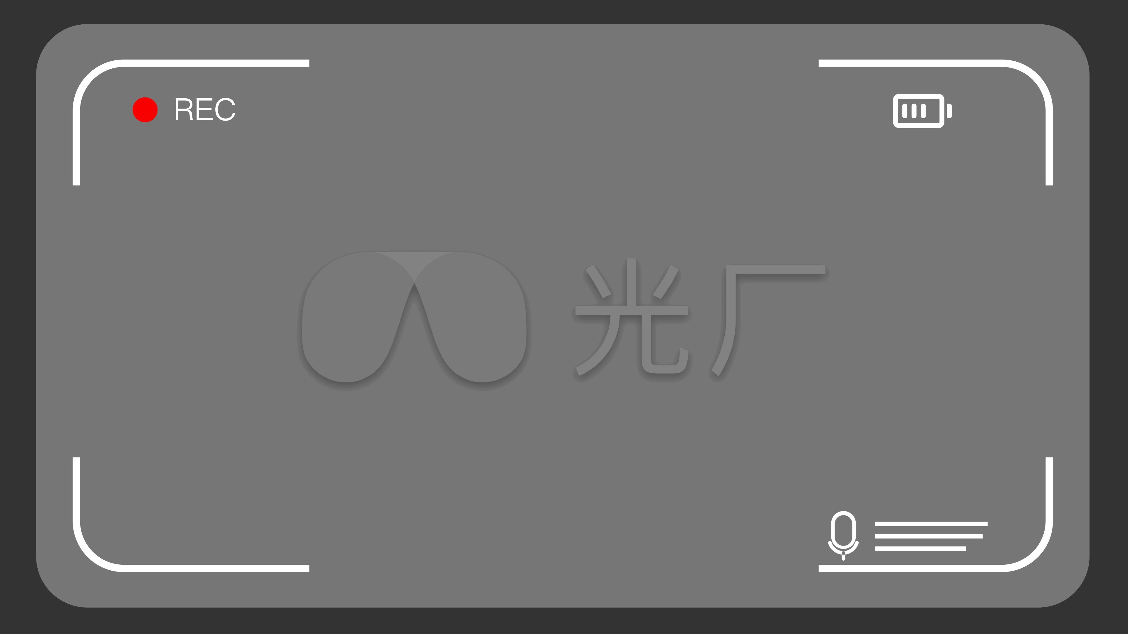 摄像机拍摄vcr界面边框视频vcr_3840x2160_高清视频素材下载(编号