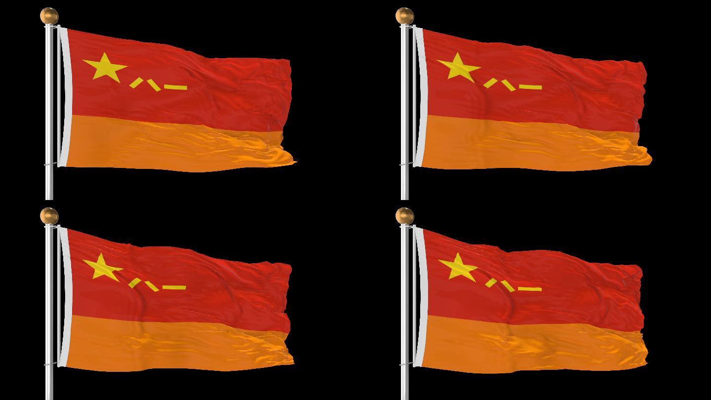 中国人民解放军火箭军军旗无缝循环