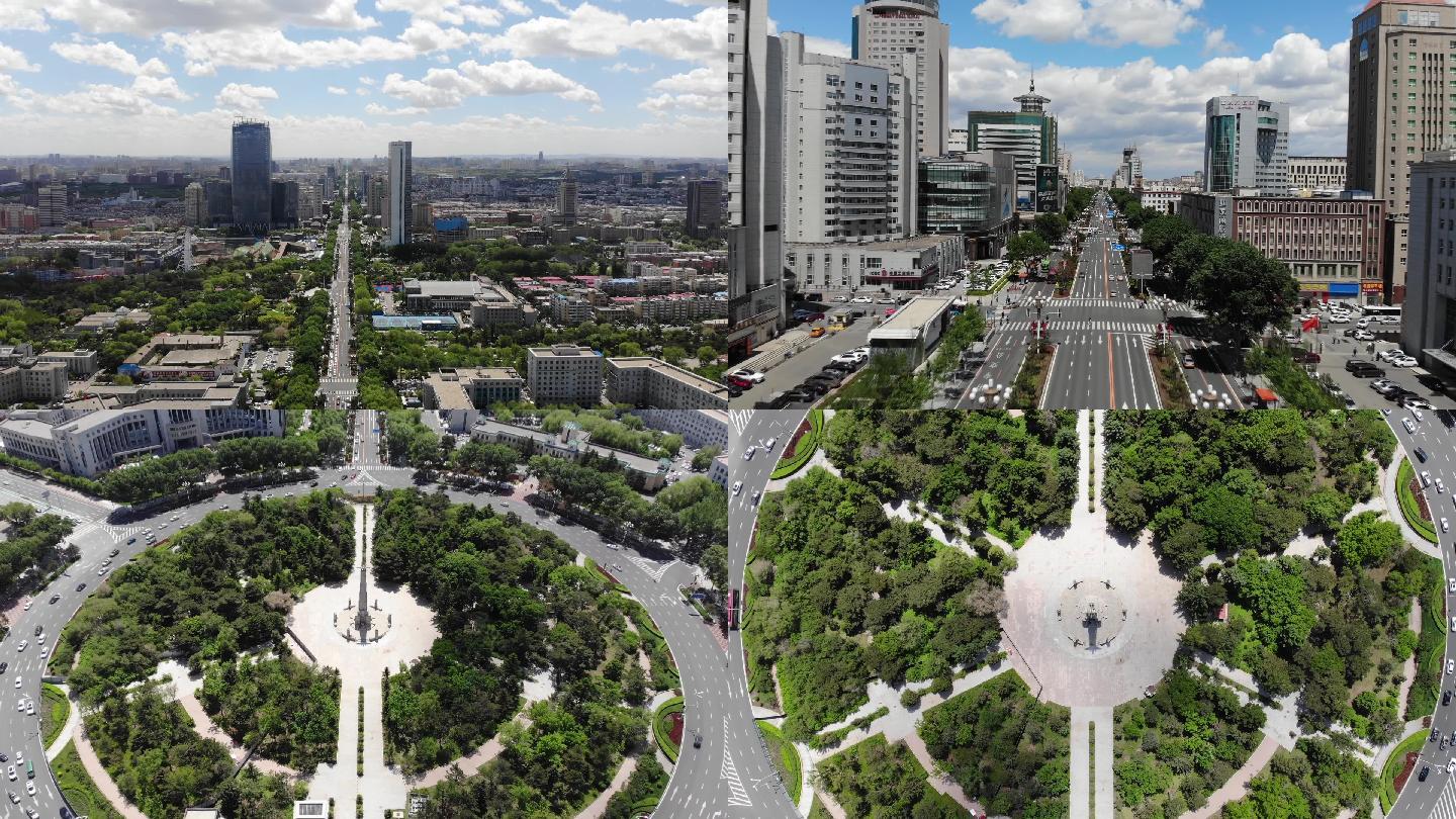 人民广场是长春市地标性建筑.