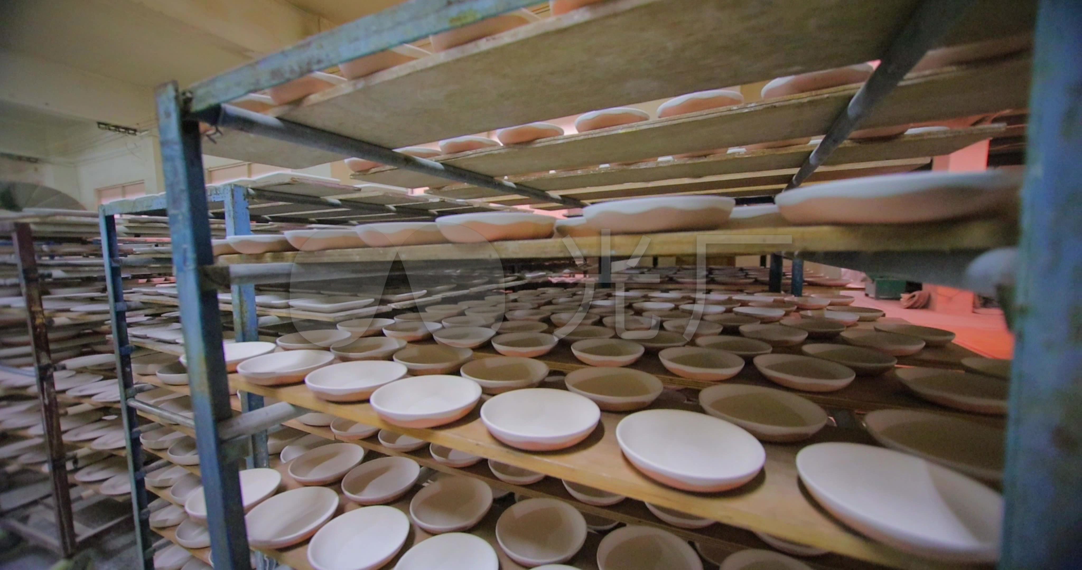 陶瓷厂烧窑瓷器_4096x2160_高清视频素材下载(编号:5716075)_实拍视频