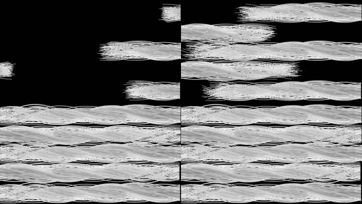 编织绳子线条生长转场动画1(alpha)