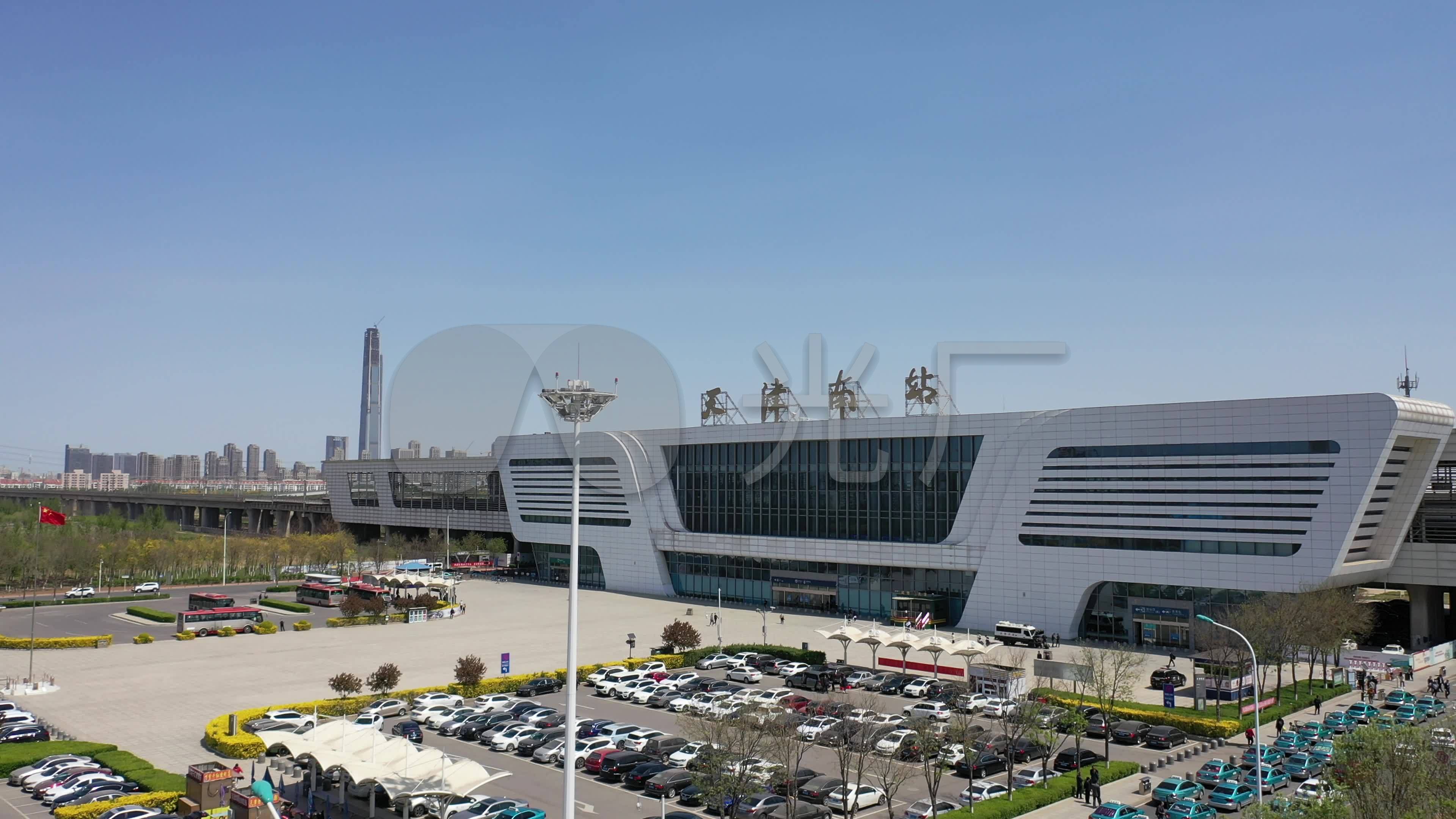 视频素材 实拍视频 景观人文 天津南站 来自视频原始文件或预览原始
