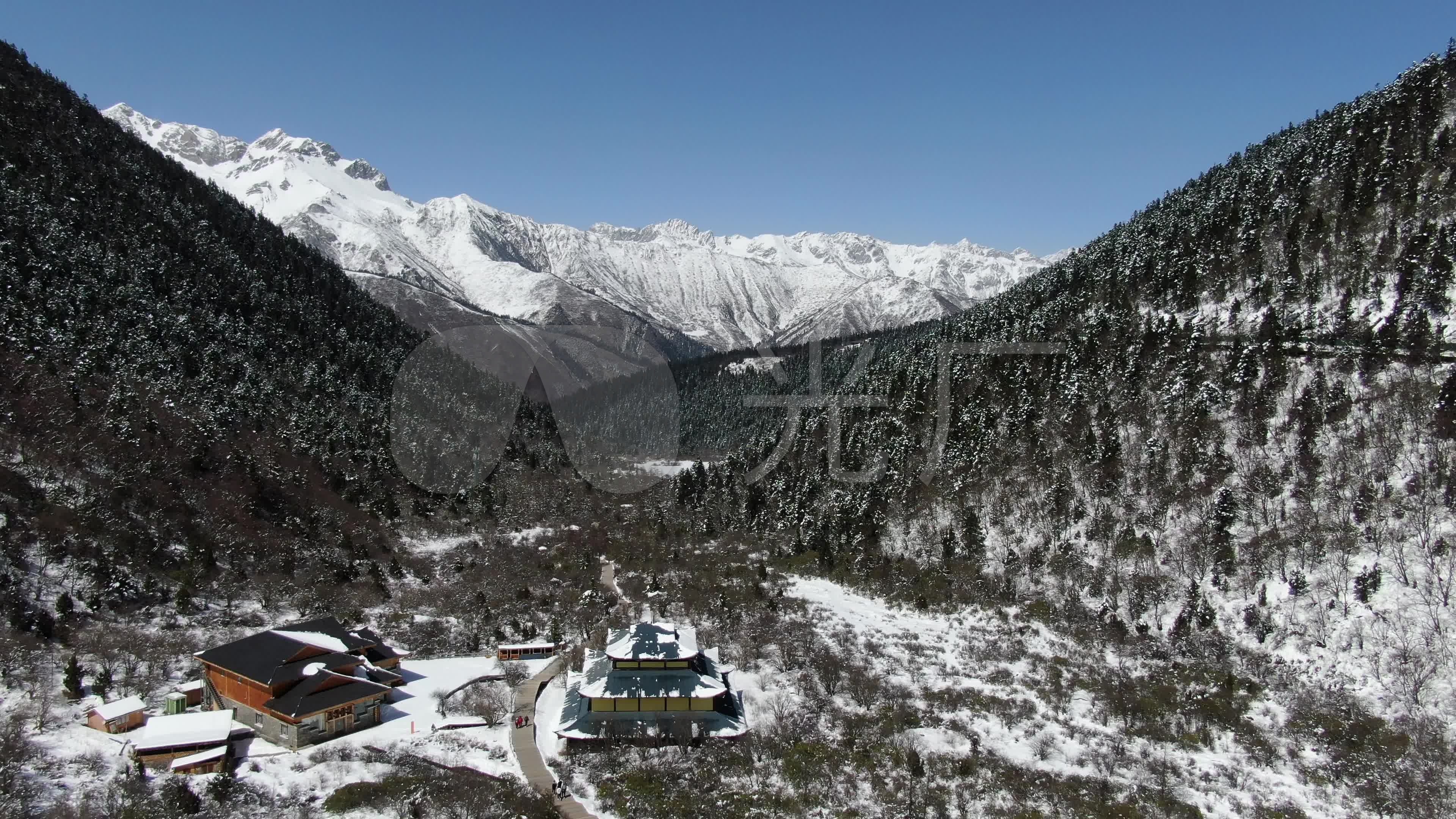 黄龙雪山_3840x2160_高清视频素材下载(编号:5721545)_实拍视频_vj师