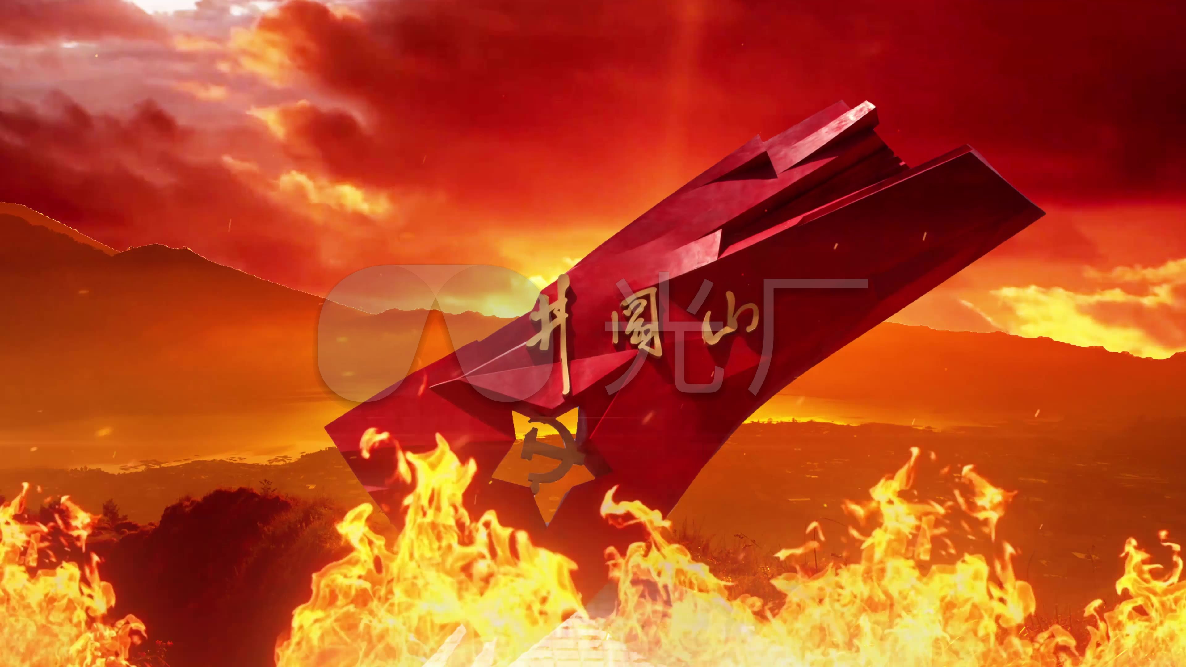 星星之火可以燎原_3840x2160_高清视频素材下载(编号