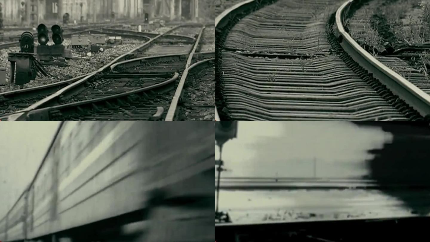 50-60年代火车,铁轨