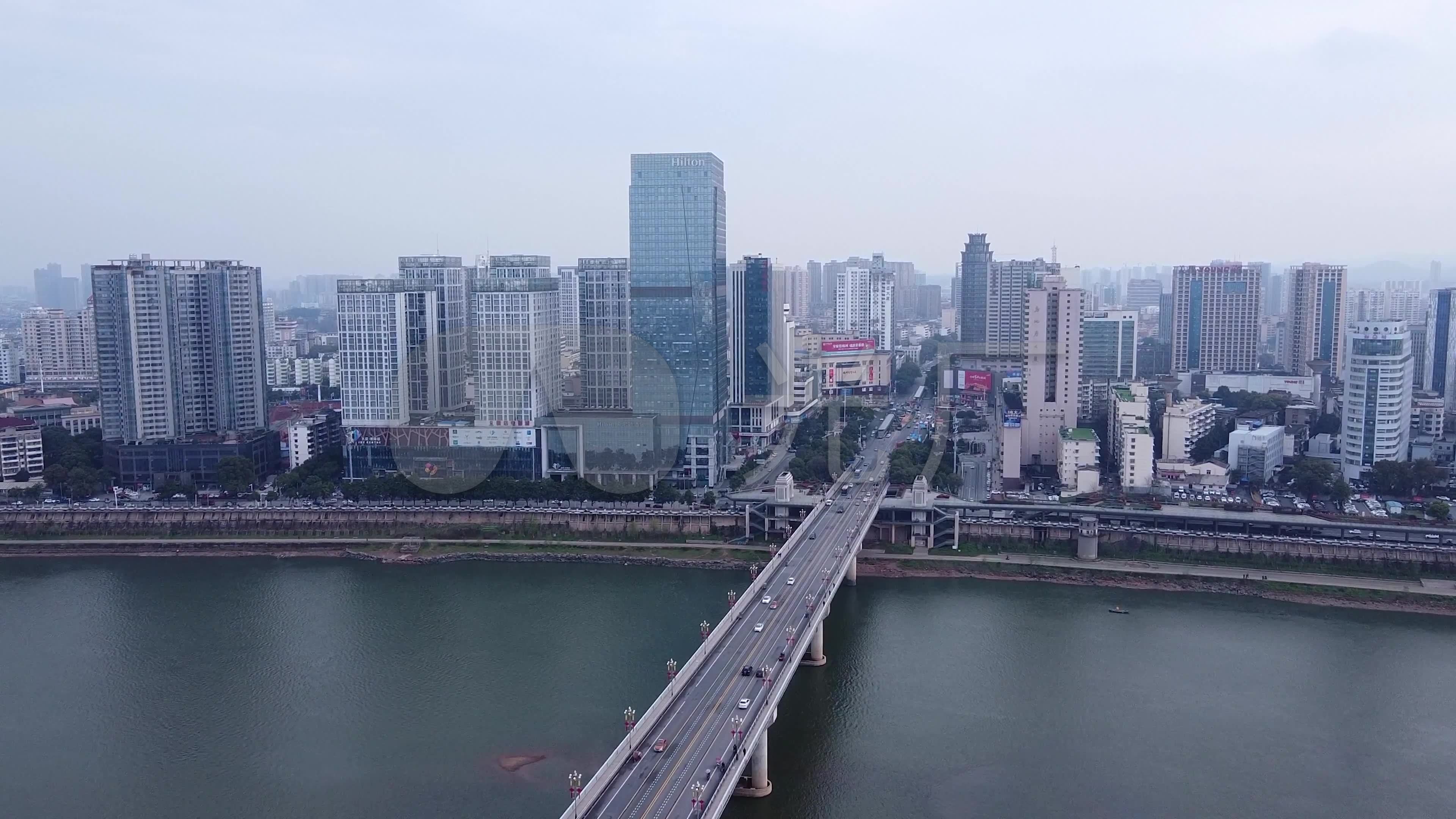 6组_株洲地标航拍素材湖南省株洲_3840x2160_高清视频素材下载(编号