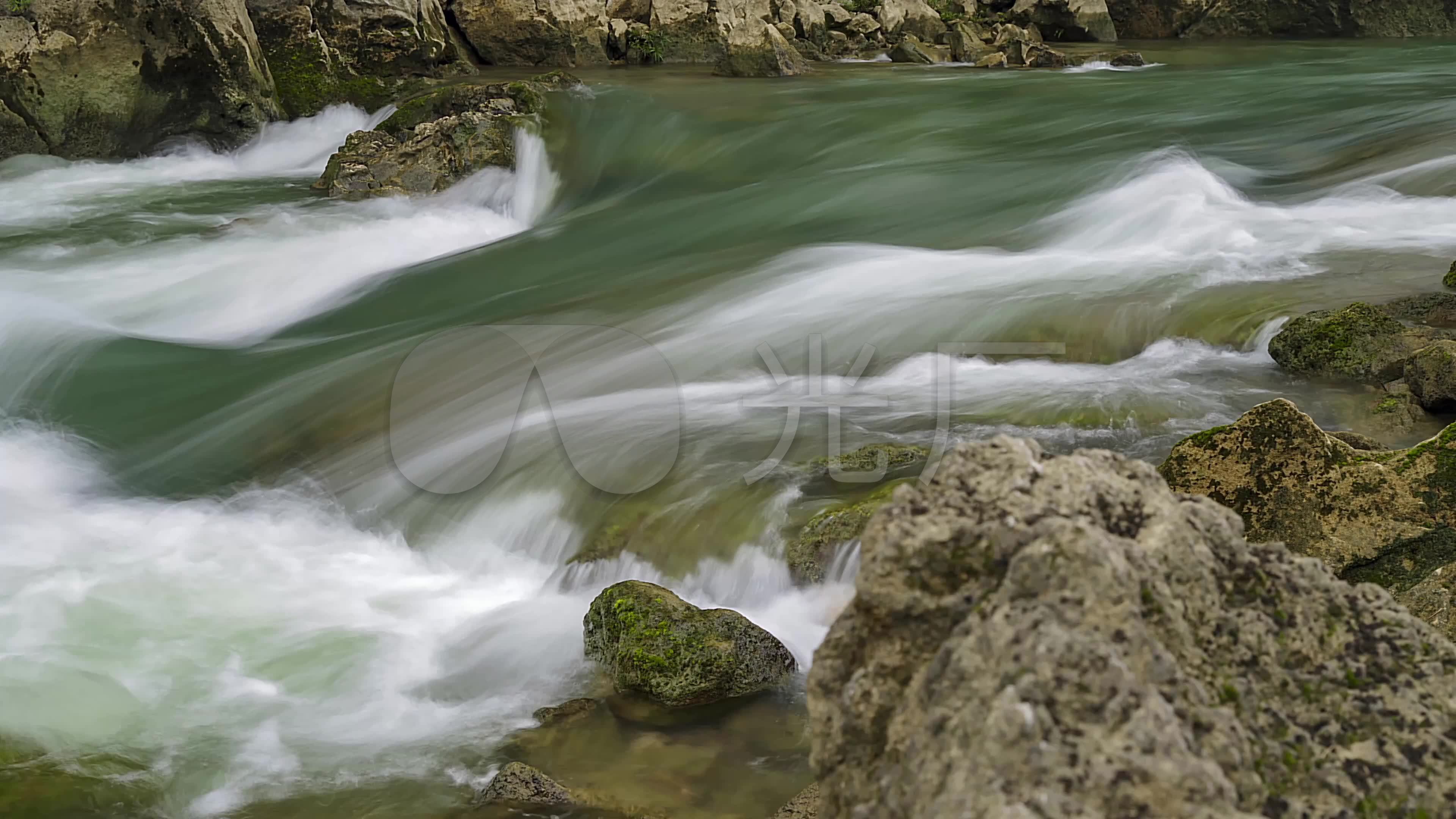 唯美水河流山泉水白酒山河溪流水_3840x2160_高清视频