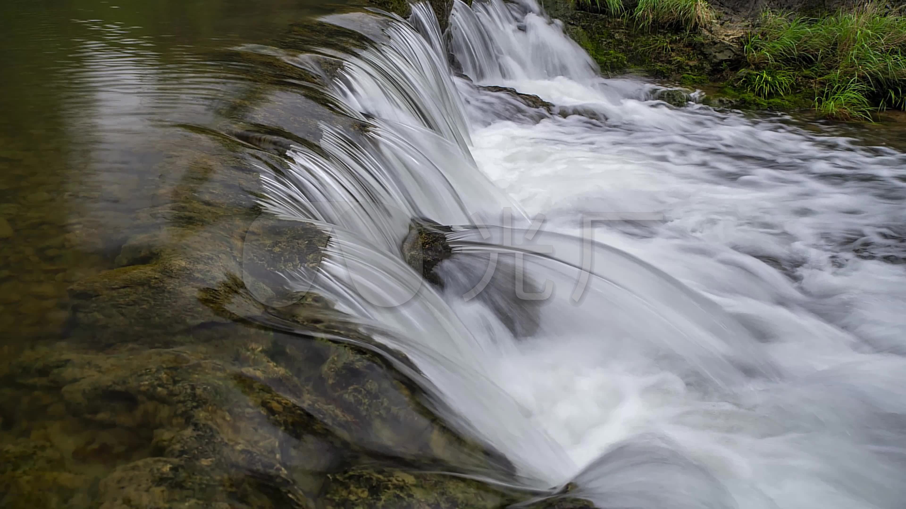 唯美水河流山泉水白酒山河溪流水_3840x2160_高清视频