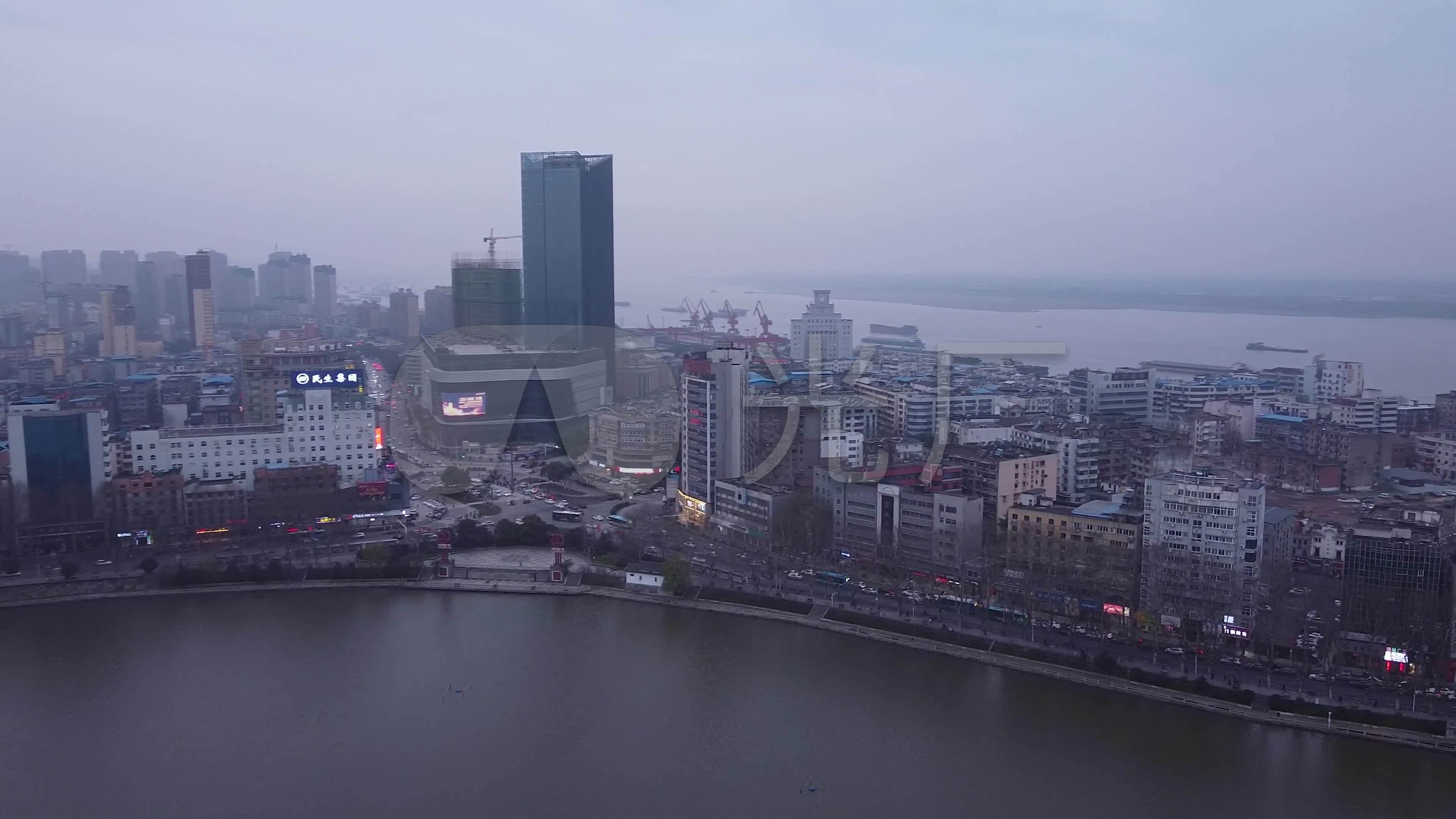 6组九江地标航拍素材江西省九江市_3840x2160_高清(:)