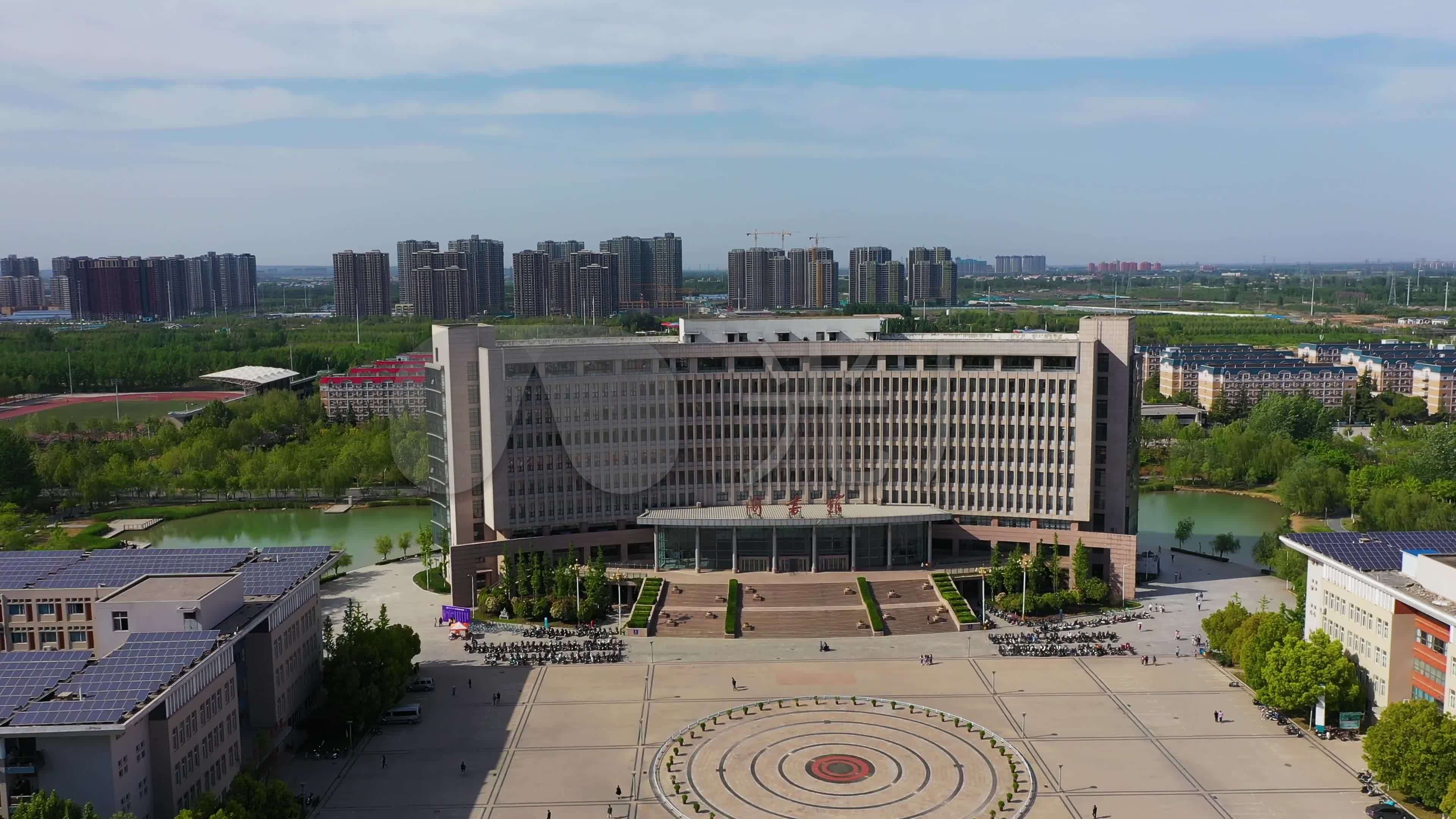 河南工业大学(莲花街校区)_3840x2160_高清视频素材