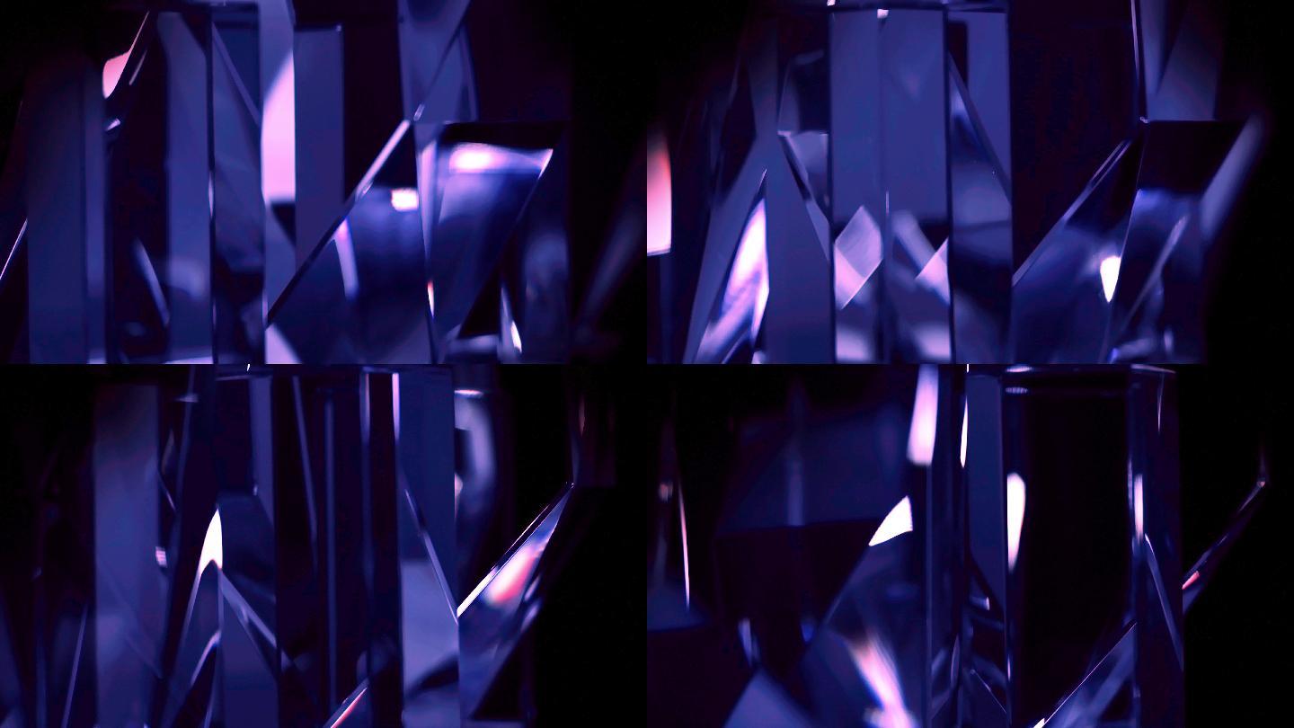 【4k】紫色质感光影水晶_3840x2160_高清视频素材下载(编号:5742740)
