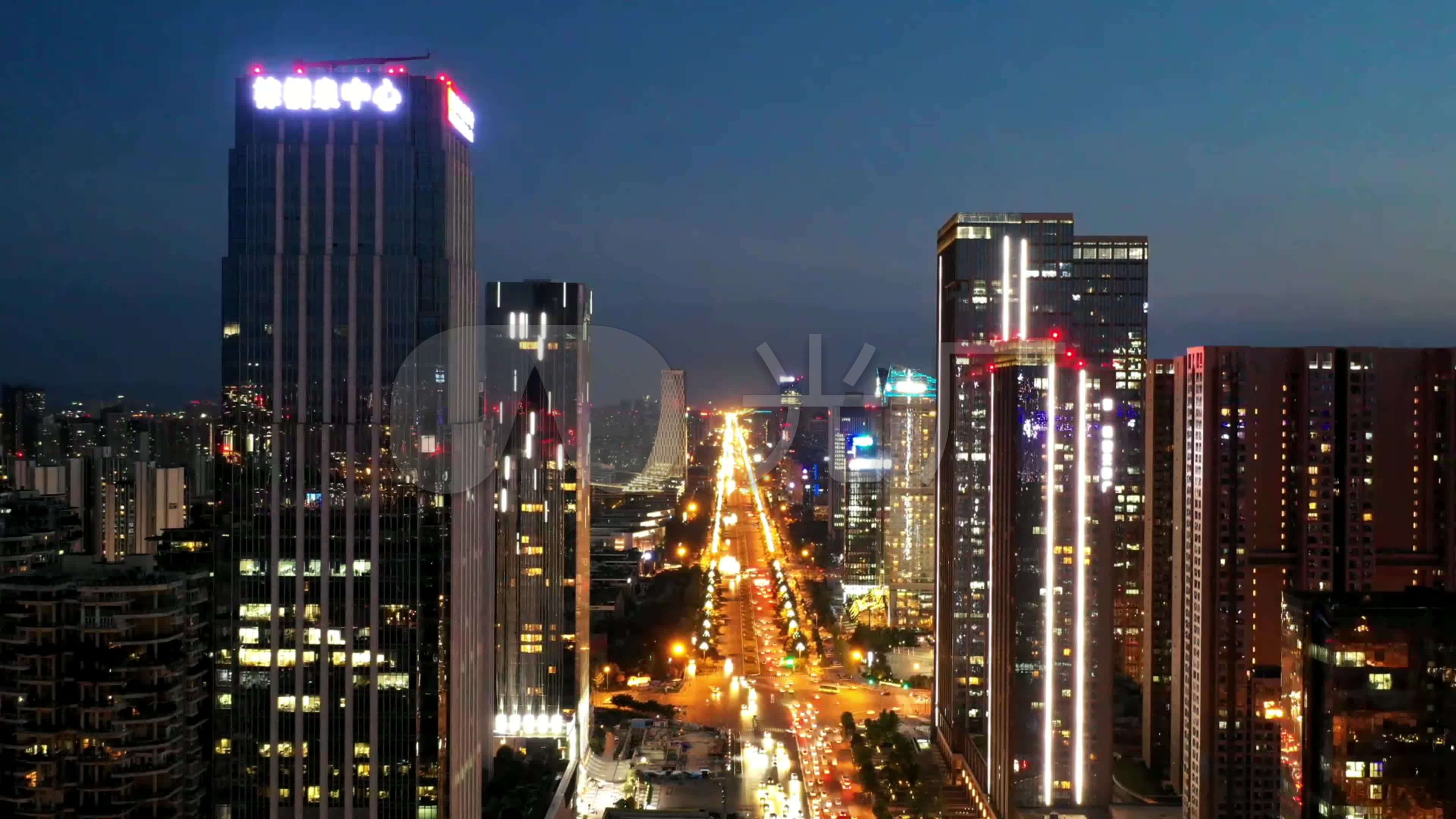 4k延时拍摄成都南门天府大道夜景