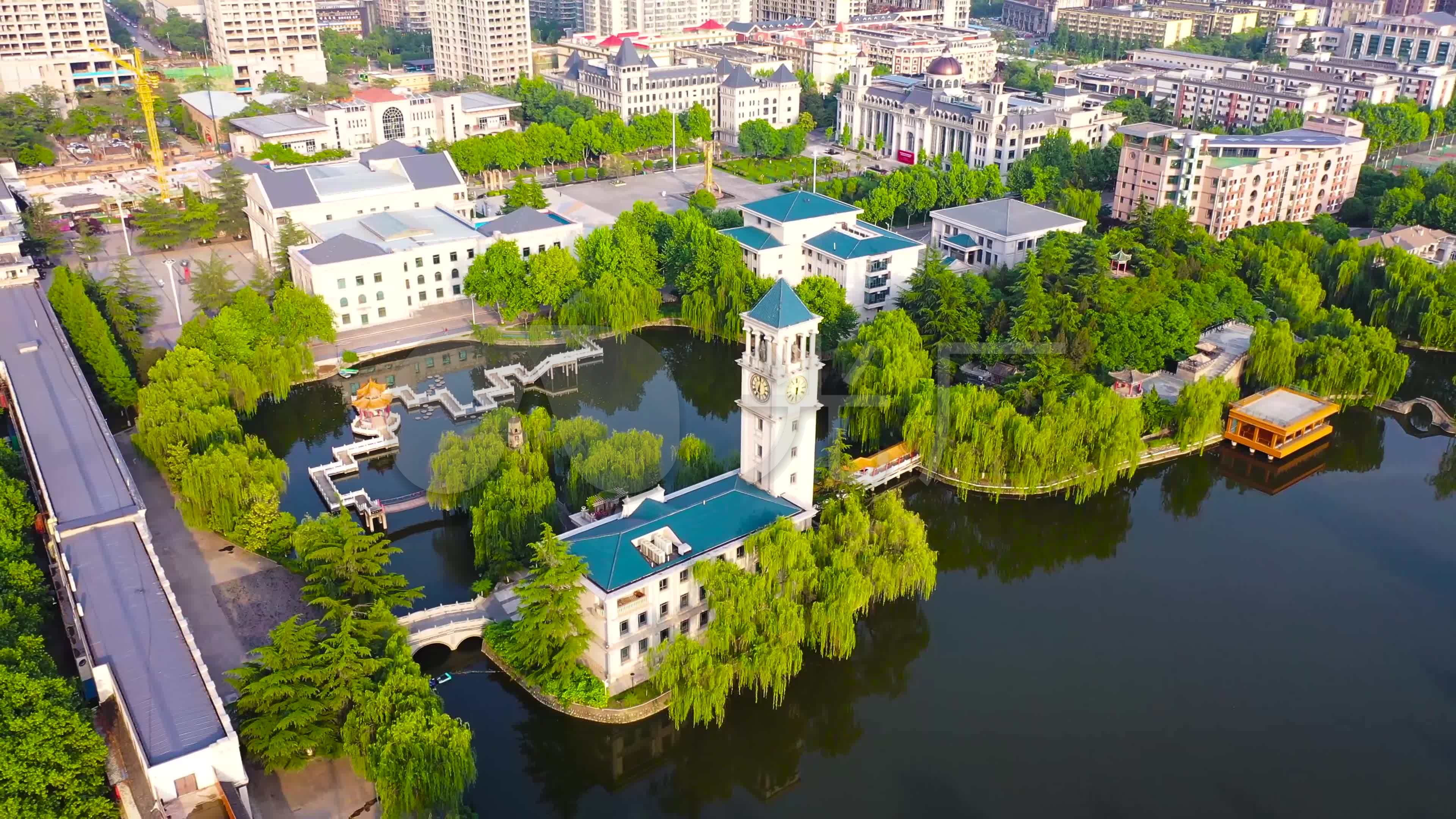 【原创·可商用】西安外事学院南校区_3840x2160_高清