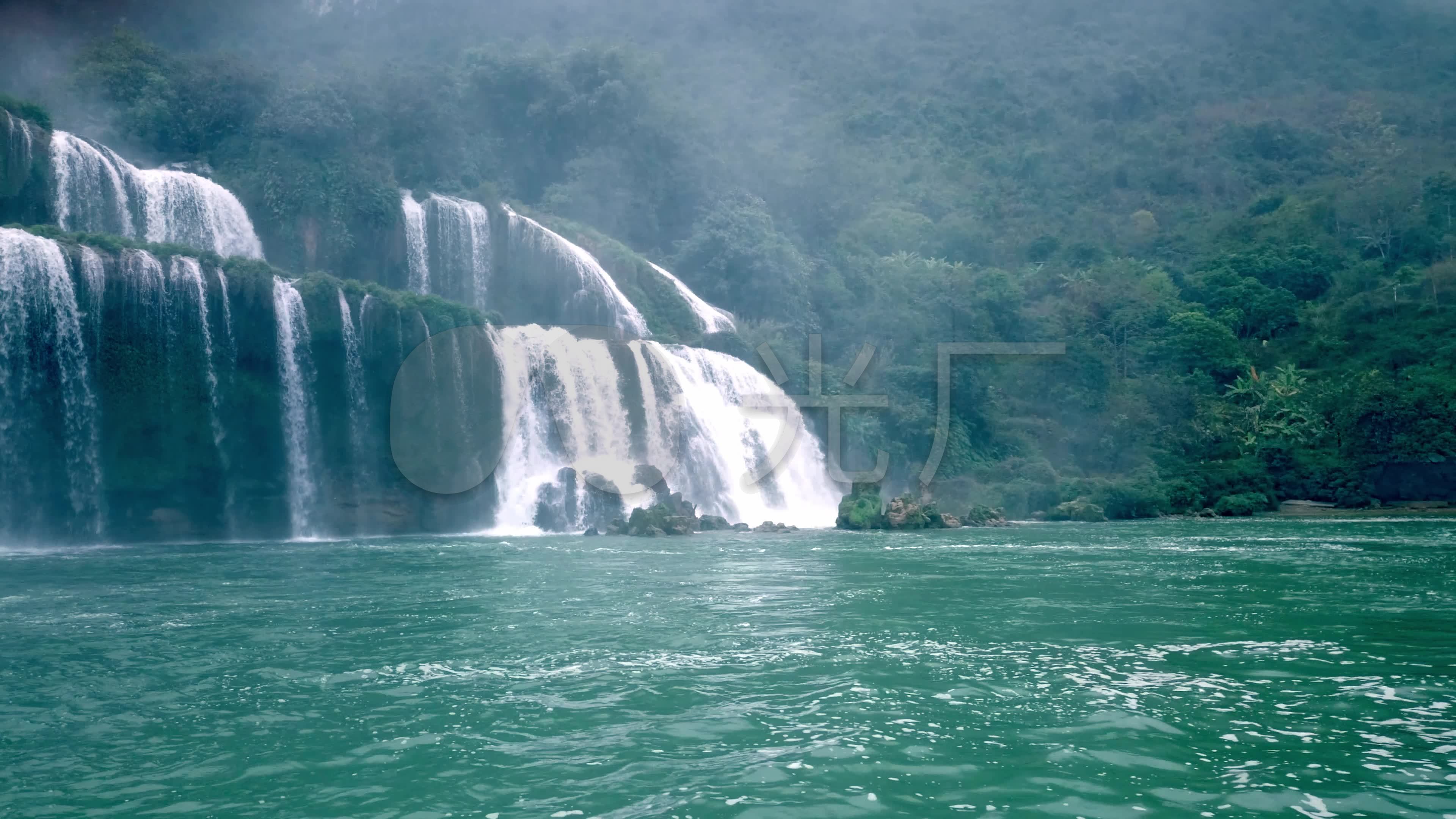 4k桂林山水河流瀑布自然风景_3840x2160_高清视频素材