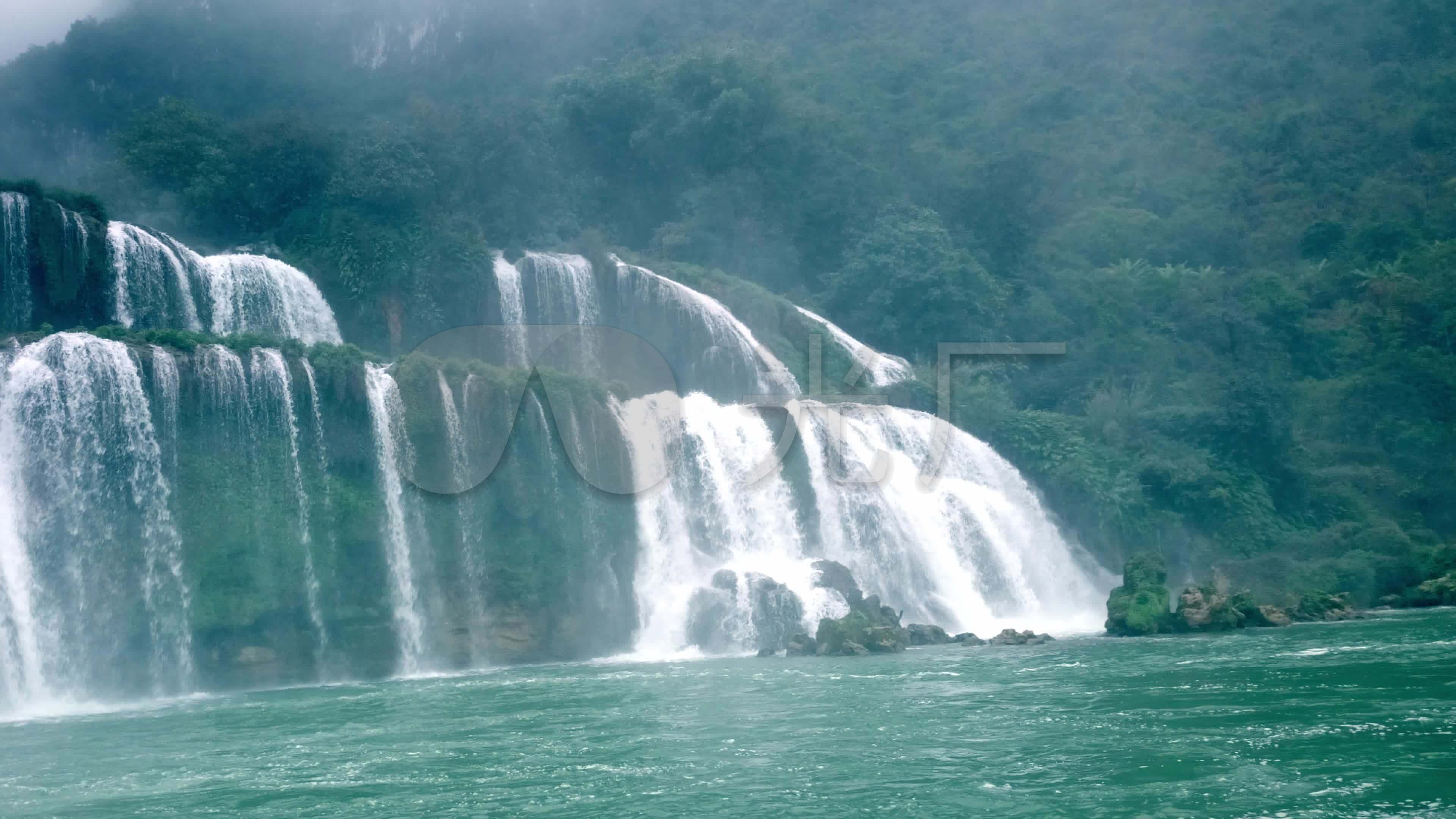 视频素材 实拍视频 自然风景 4k桂林山水河流瀑布自然风景 来自视频