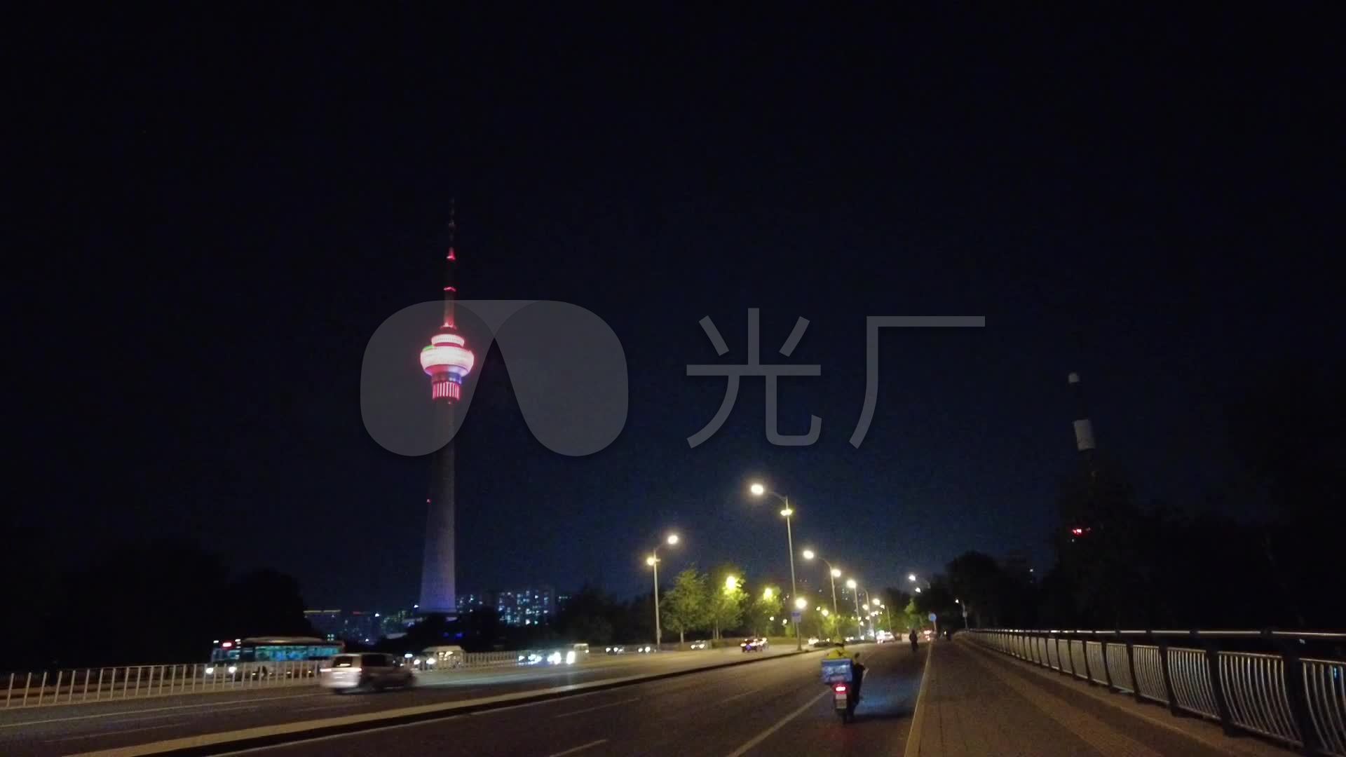 中央电视塔灯光夜景