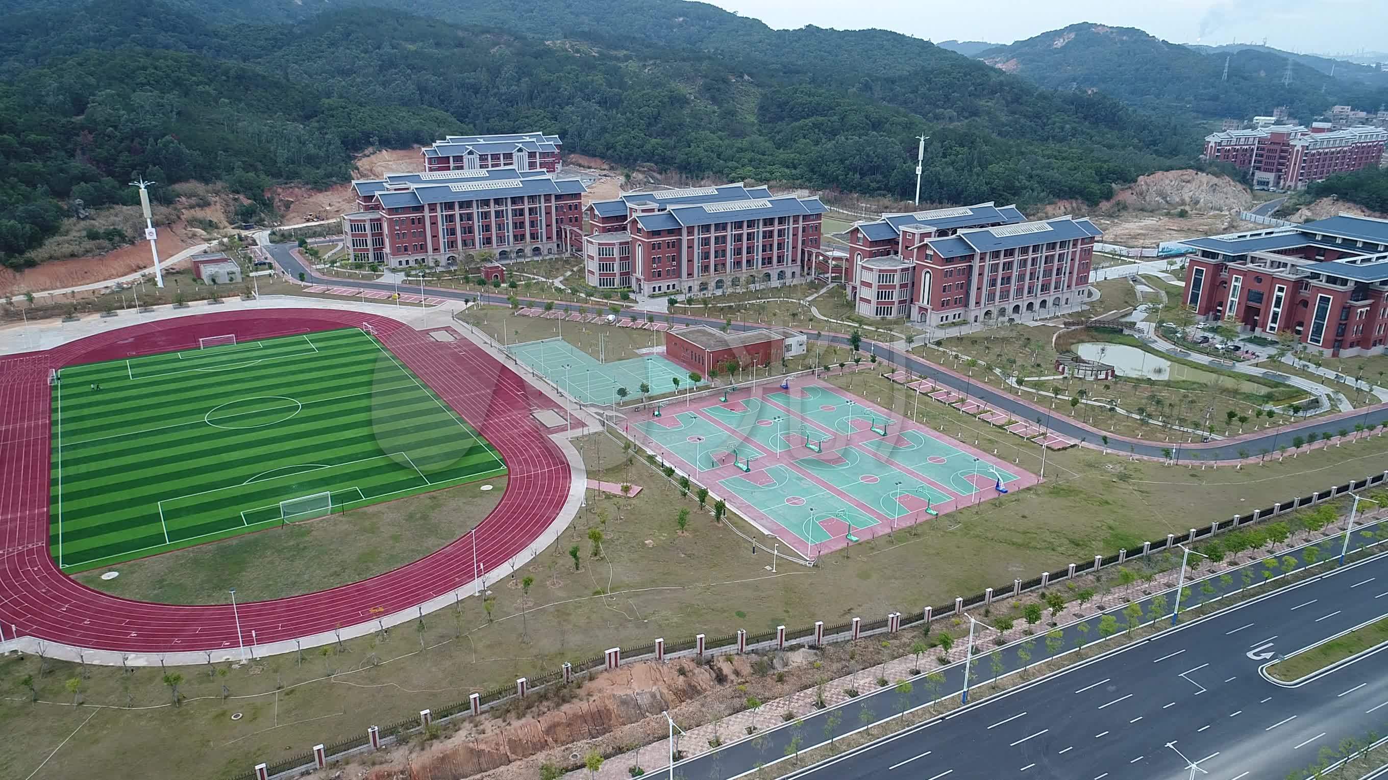 泉港福州大学石油化工学院航拍