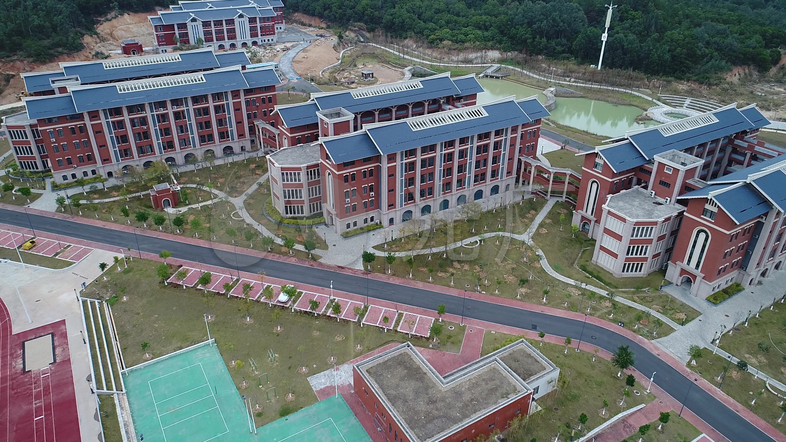 泉港福州大学石油化工学院航拍
